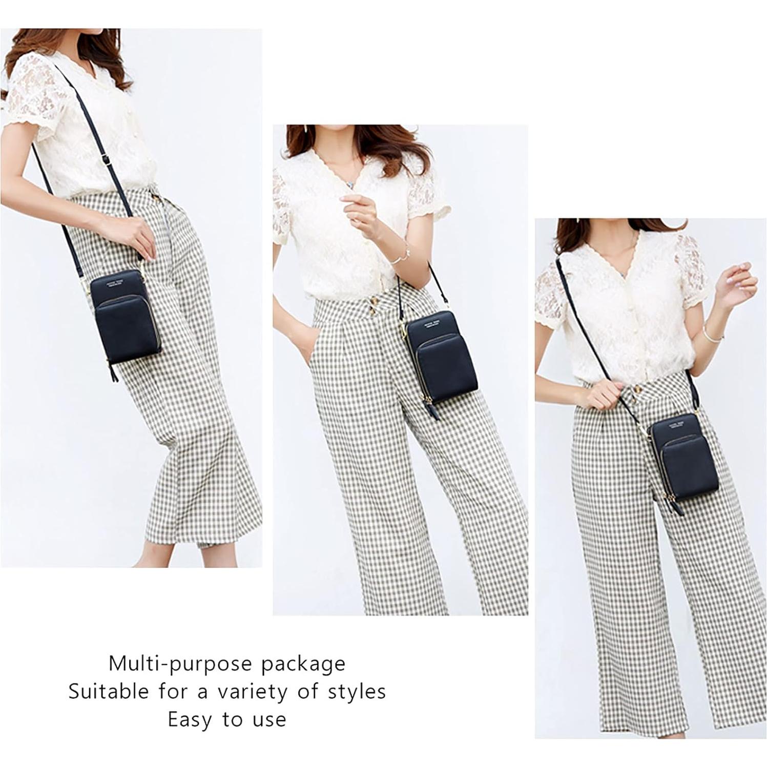 Bolso Cruzado para Teléfono Celular myfriday A-negro