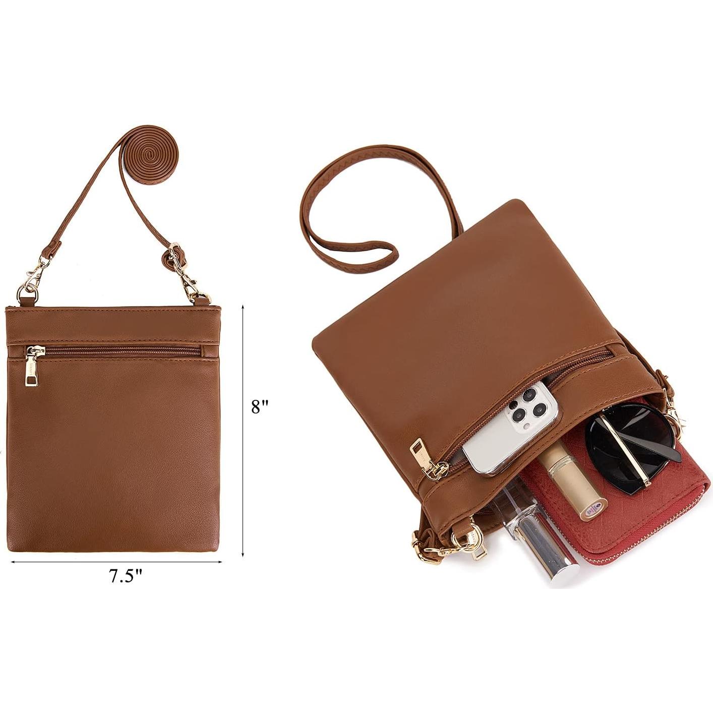 Conjunto de Bolsos Cruzados y Hobo Idesort - 3 Piezas