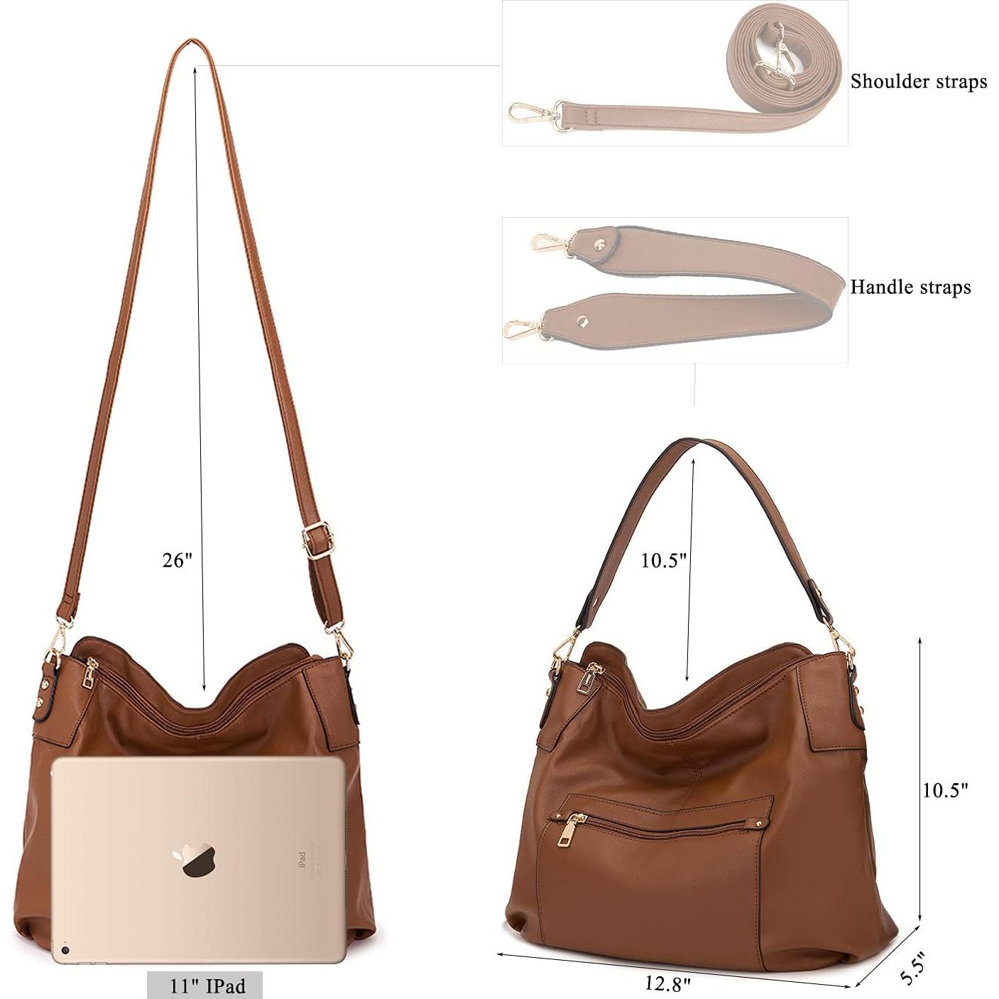 Conjunto de Bolsos Cruzados y Hobo Idesort - 3 Piezas