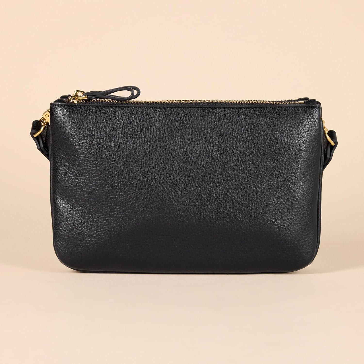 Bolso Cruzado Minimalista Amazon Essentials Negro 33.87x25.65cm