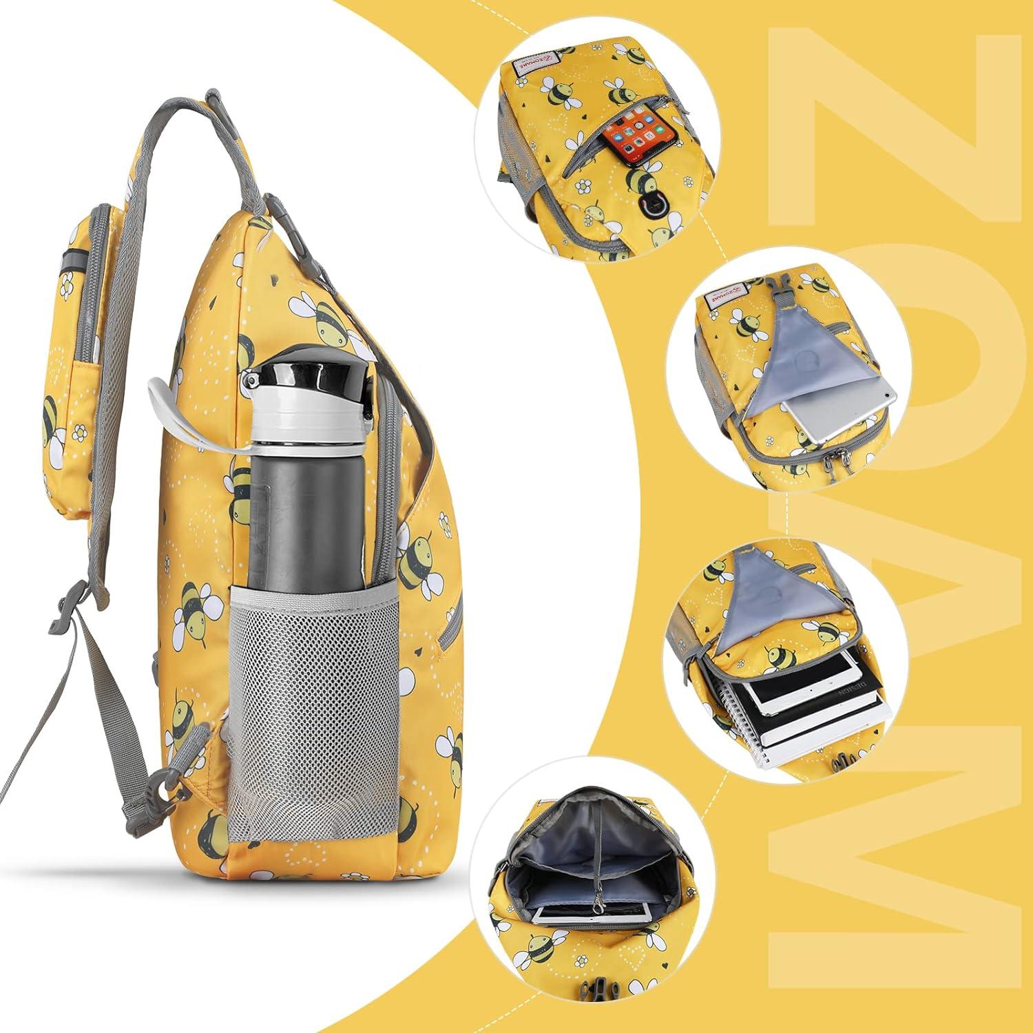 Bolsa Bandolera ZOMAKE Pequeña Impermeable Amarillo Abeja