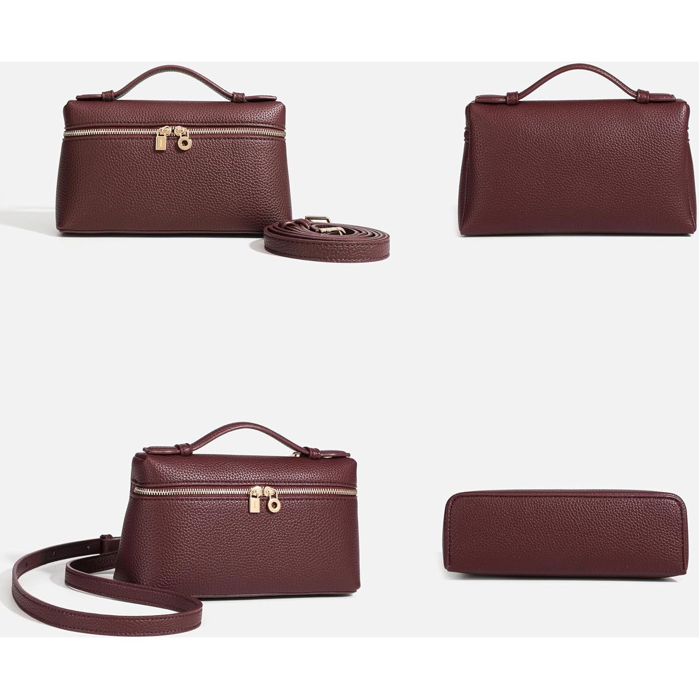 Bolso Cruzado de Cuero Sintético Rejolly para Mujeres 20x7x11 cm