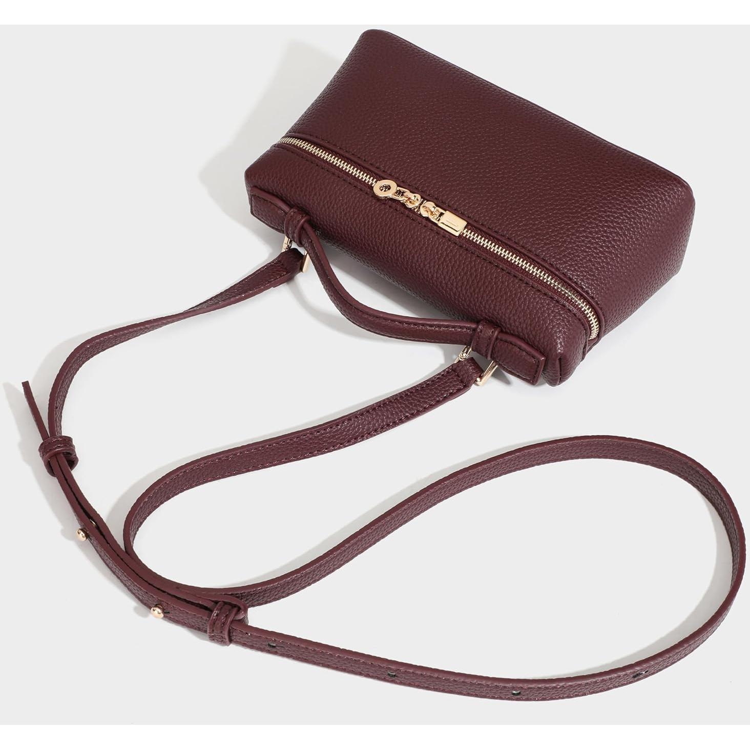 Bolso Cruzado de Cuero Sintético Rejolly para Mujeres 20x7x11 cm