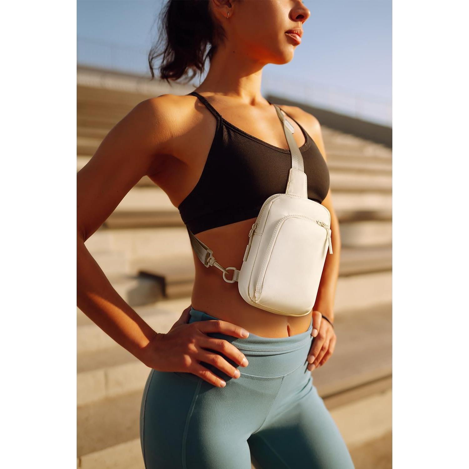 Bolsa Bandolera Cruzada CHOLISS Unisex Marfil 20x10x20cm