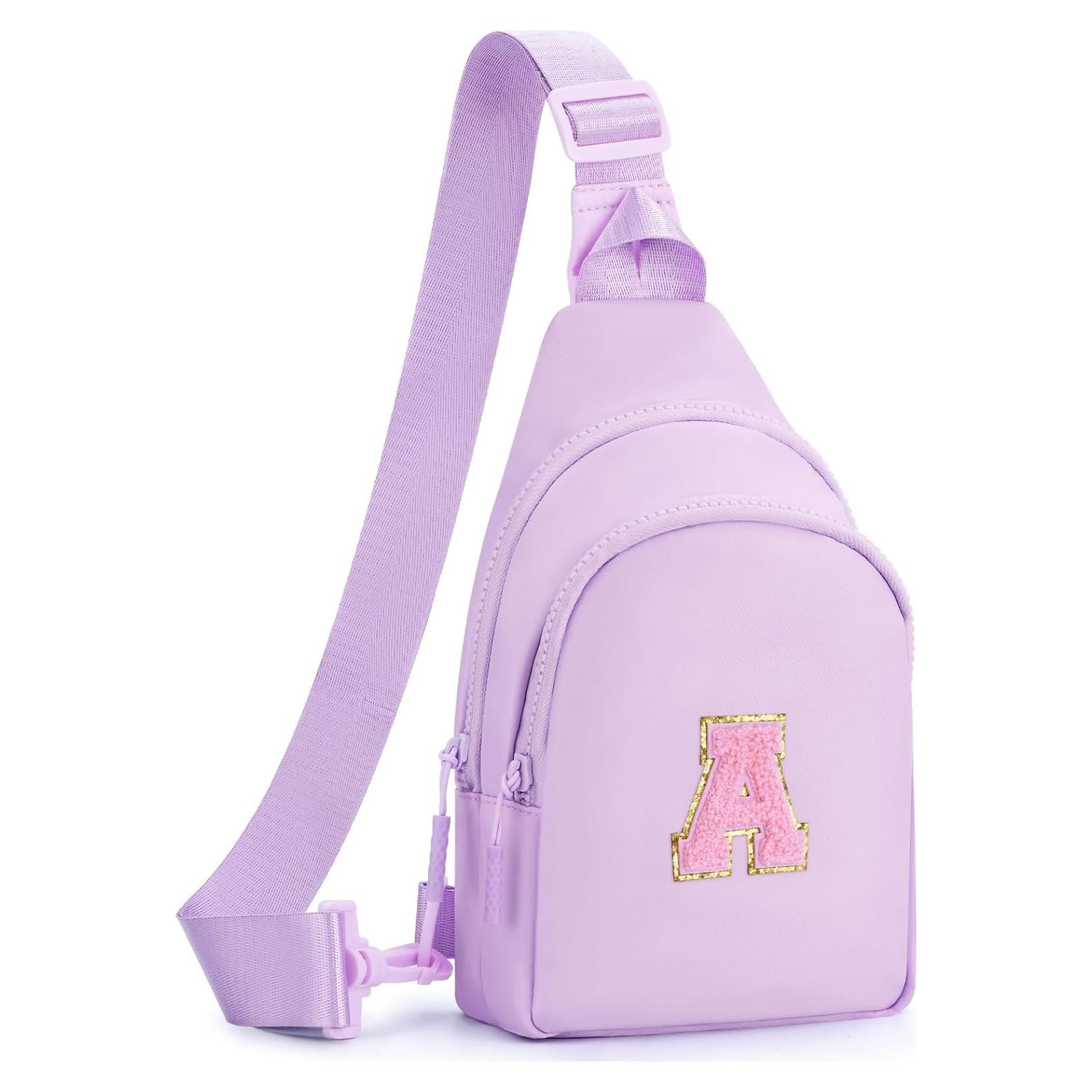 Mochila Bandolera Personalizada Fystdtote Lavanda 27x20.8cm