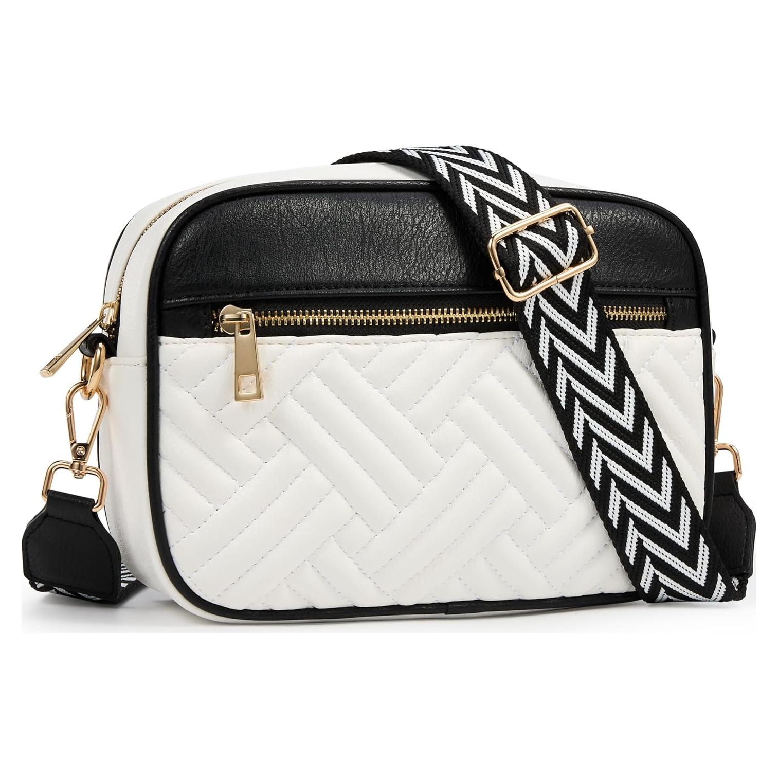 Bolso Cruzado Elegante de Cuero Vegano para Mujer - 24x16cm