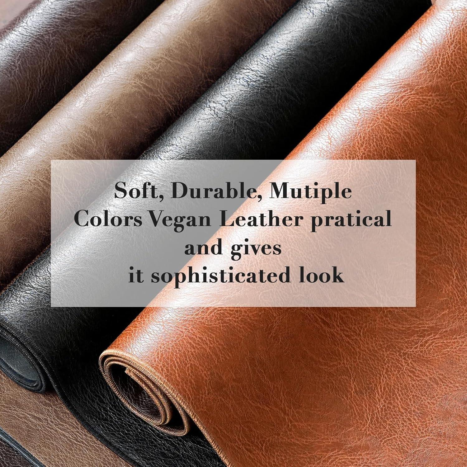 Bolso de hombro HKCLUF para mujeres de cuero vegano negro