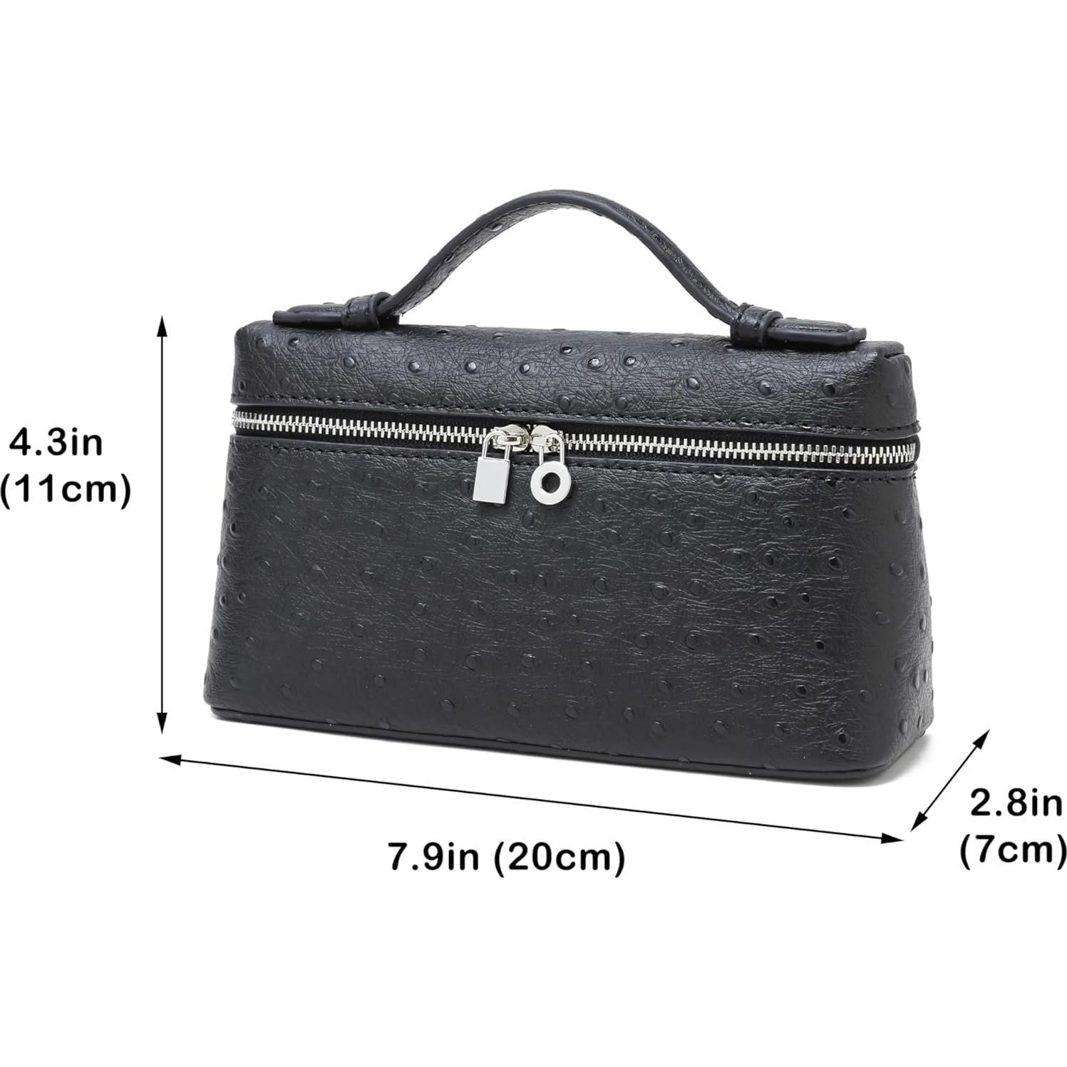 Bolso Cruzado Rejolly de Cuero Sintético para Mujeres - Negro