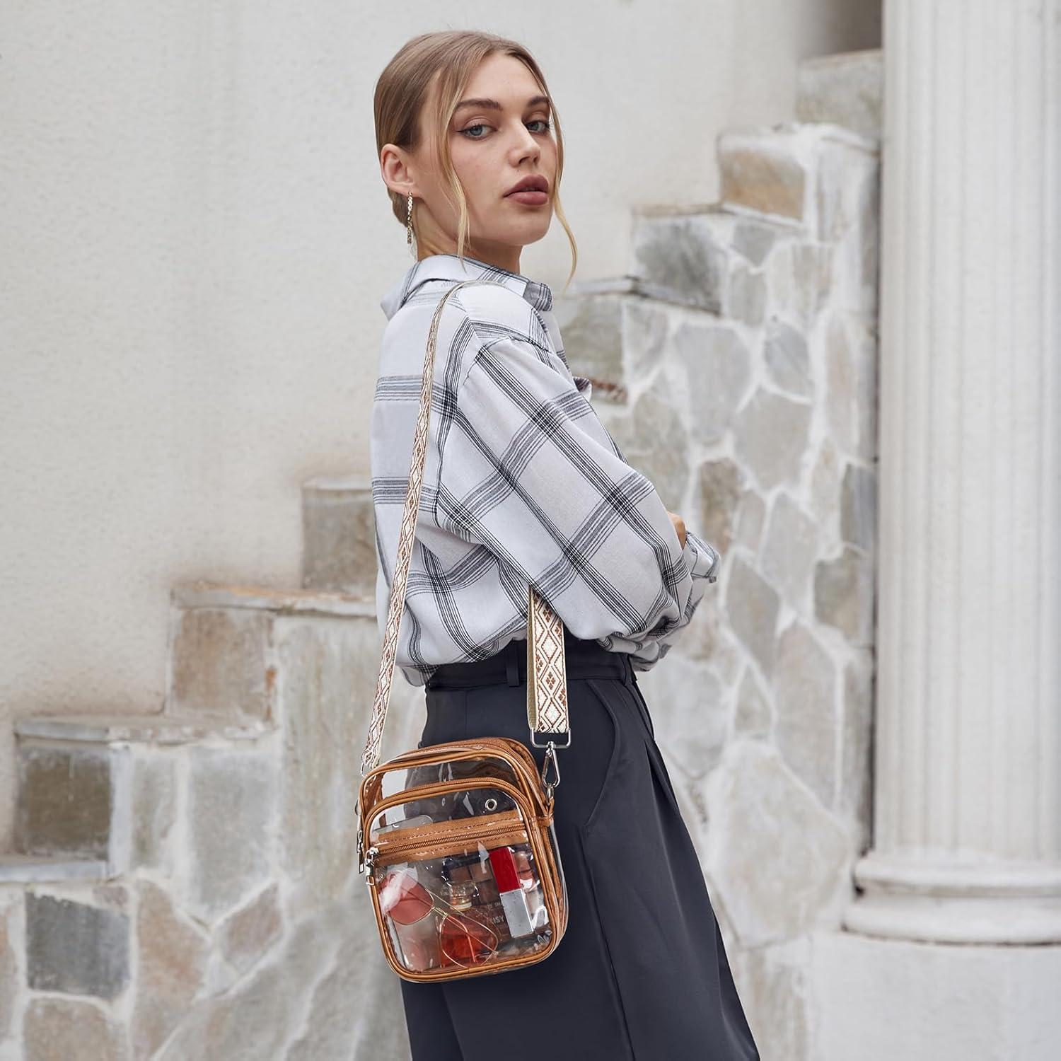 Bolsa Transparente BOSTANTEN para Mujeres - Aprobada Estadio