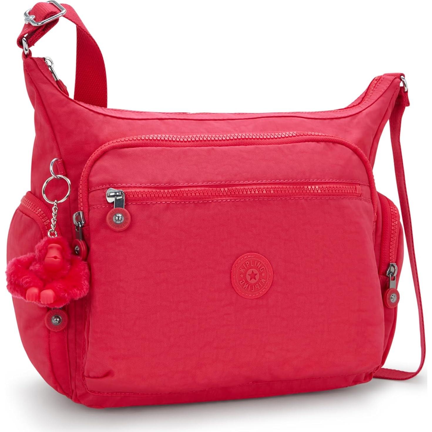 Bolso Cruzado Kipling Gabbie Rosa 18.4x29.8x35.6cm
