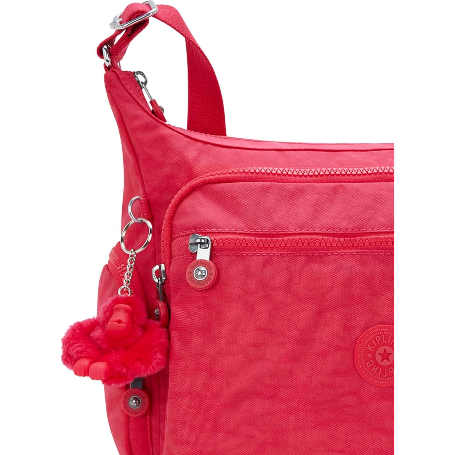 Bolso Cruzado Kipling Gabbie Rosa 18.4x29.8x35.6cm