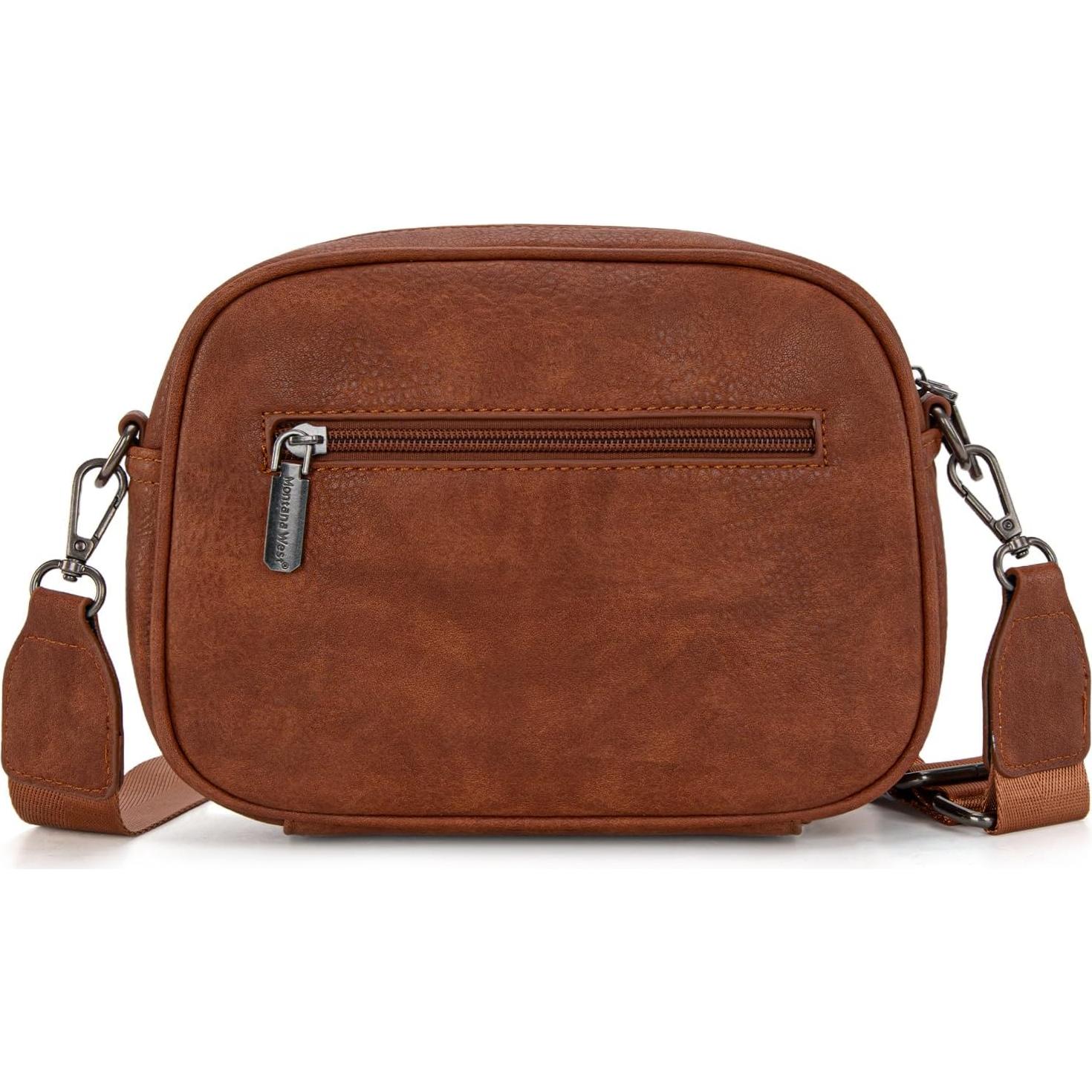 Bolso Cruzado Pequeño Montana West para Mujeres Estampado Vaca