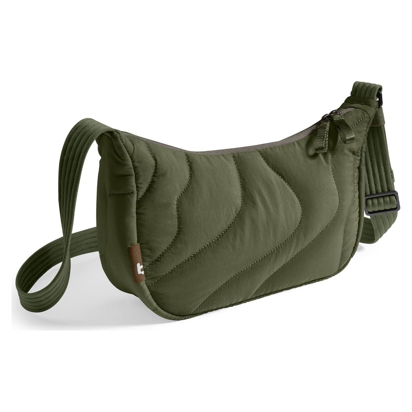 Bolsa Cruzada Acolchada tomtoc 3.5L Verde para Mujeres