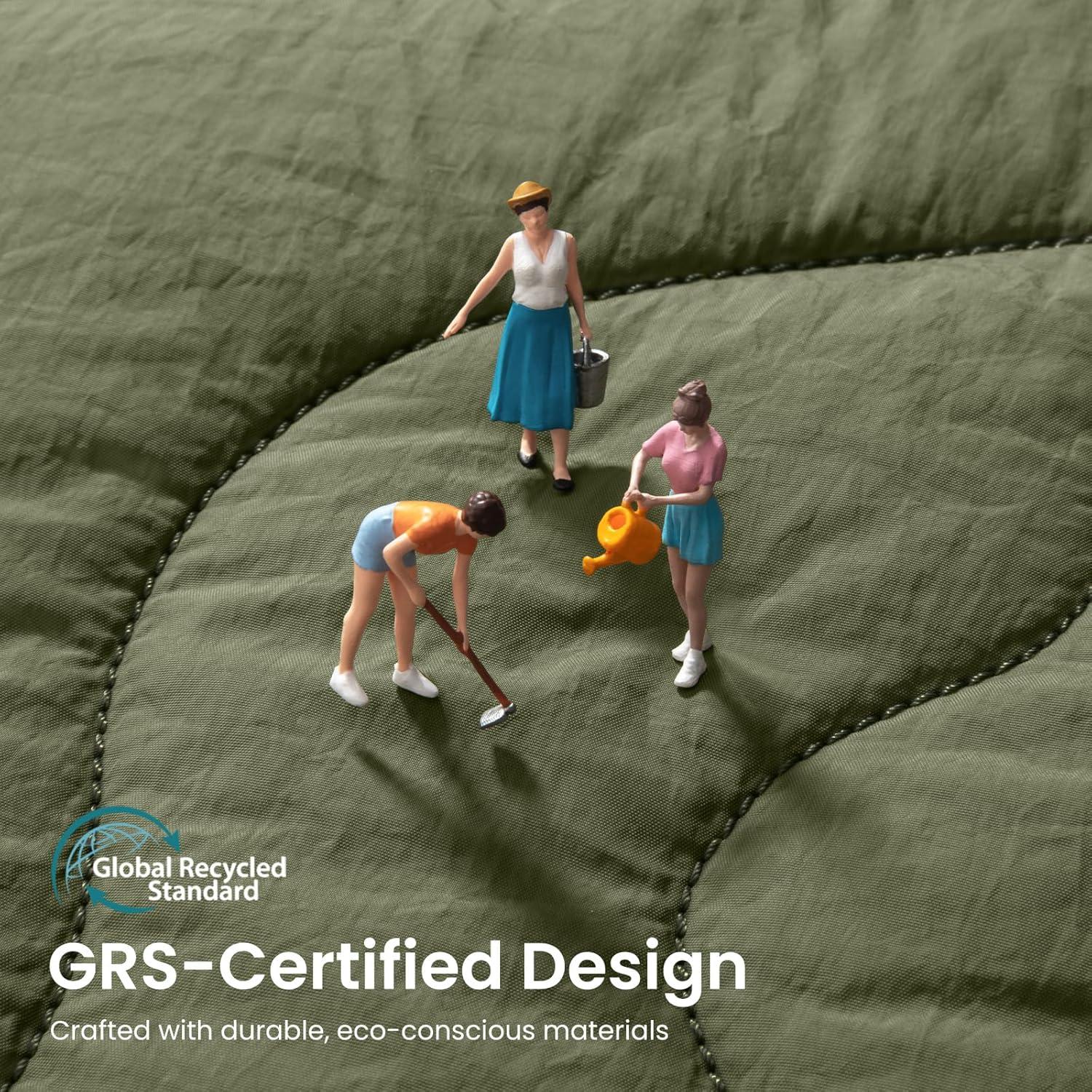 Bolsa Cruzada Acolchada tomtoc 3.5L Verde para Mujeres