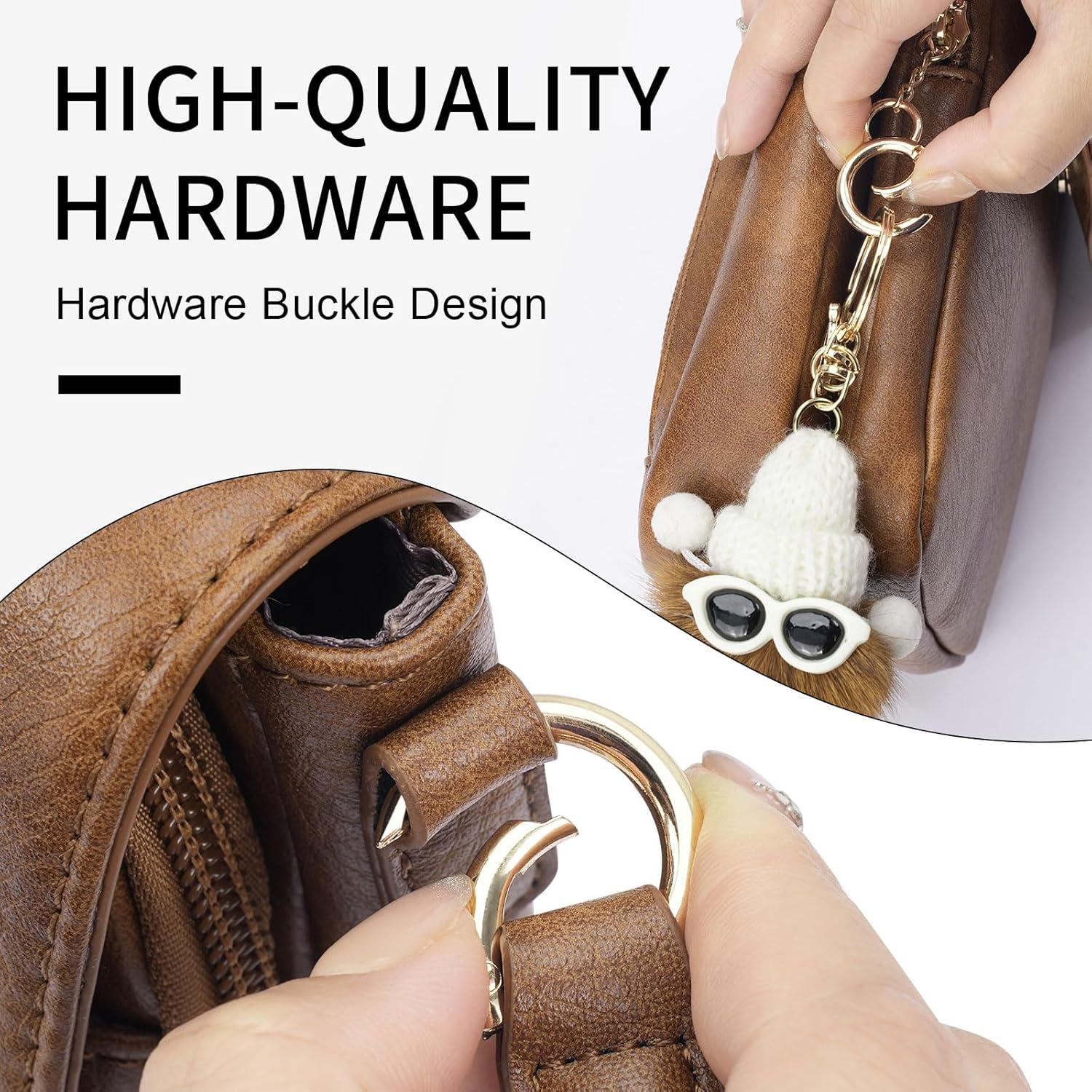 Bolso Cruzado de Cuero APHISON para Mujer con Ranuras para Tarjetas