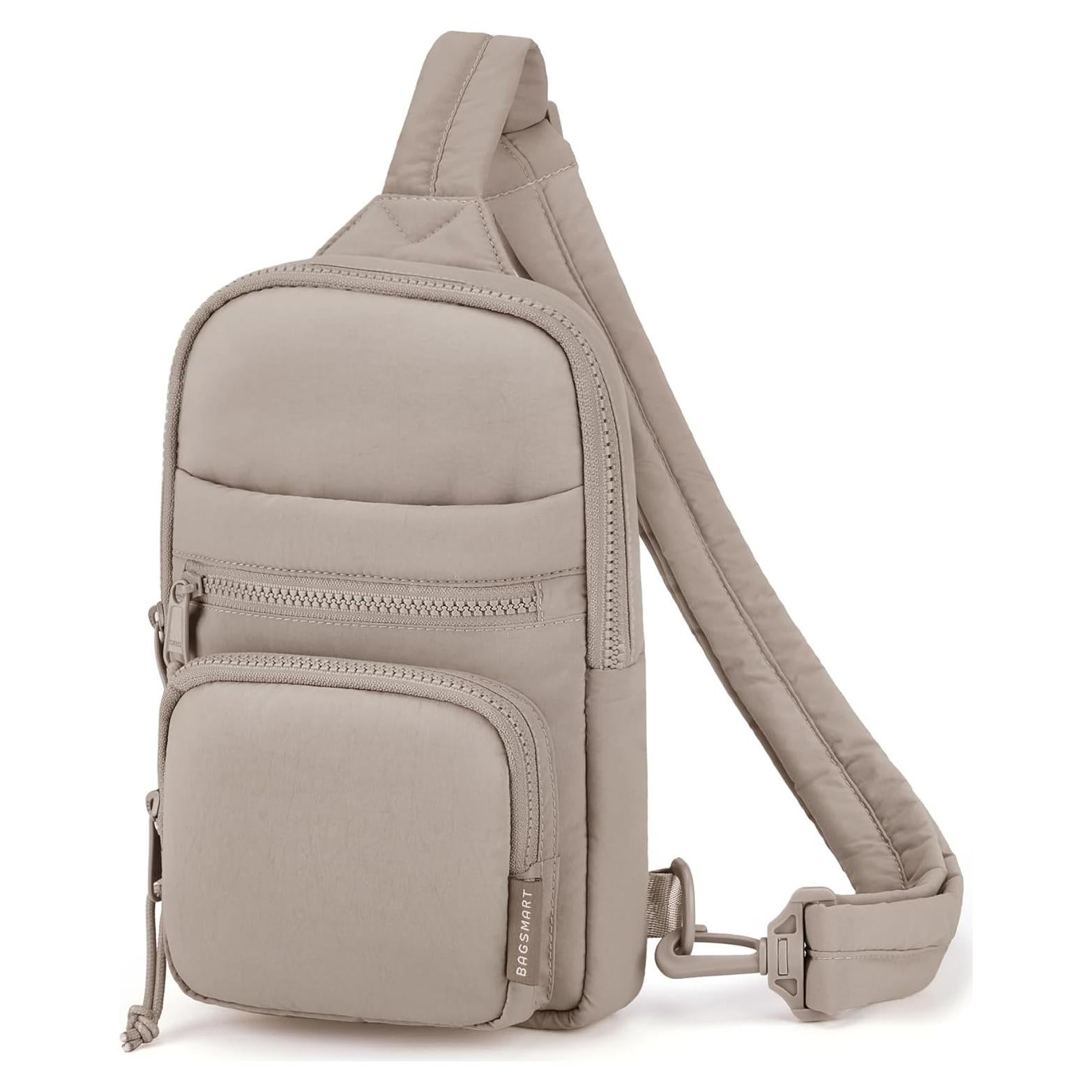 Bolsa Cruzada BAGSMART para Mujeres Marrón 2.8L 18x26cm