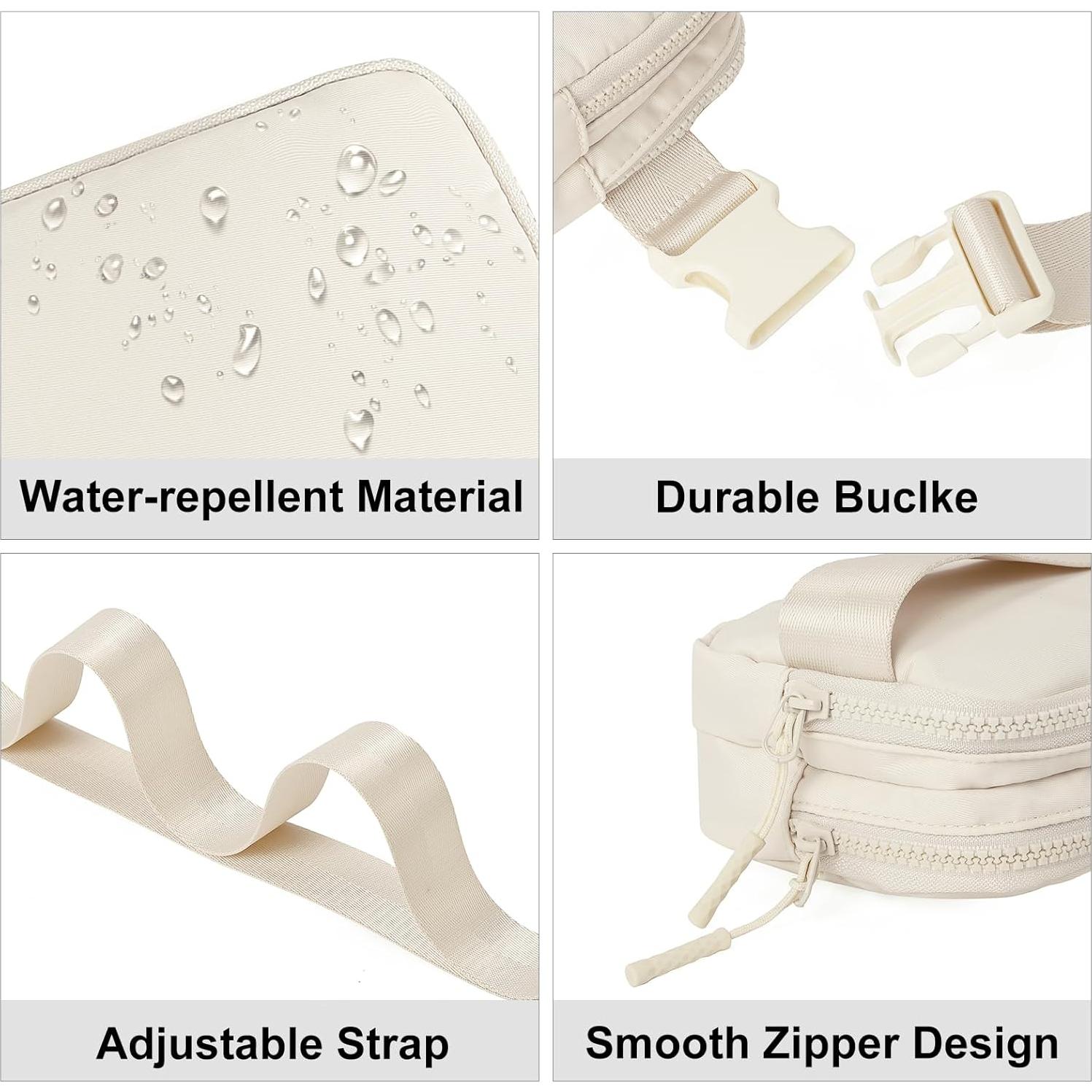 CLUCI Small Belt Bag for Women, Crossbody Everywhere Waist Packs Trendy, Women's Fanny Pack with Adjustable Strap