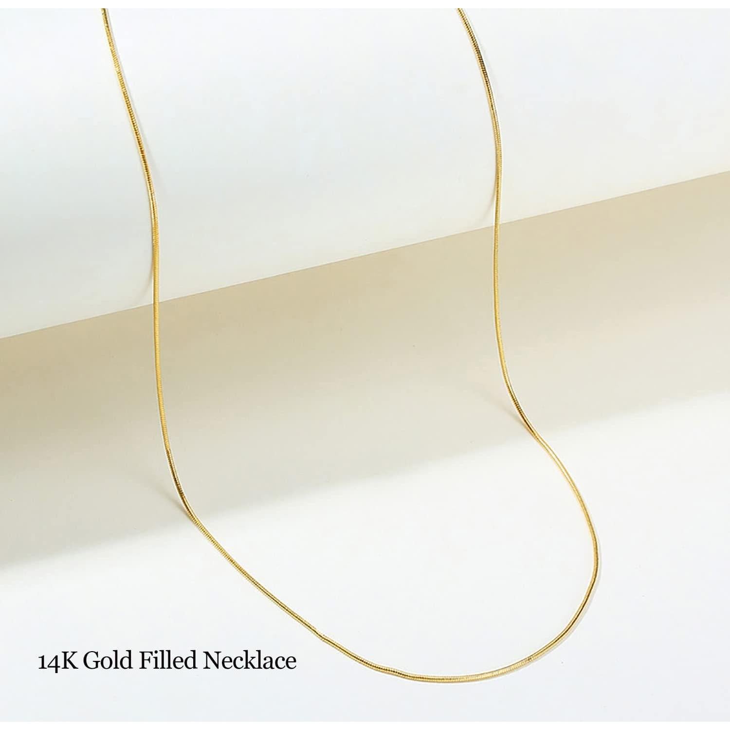 Collar Choker de Oro 14K DEARMAY Herringbone 40.64 cm