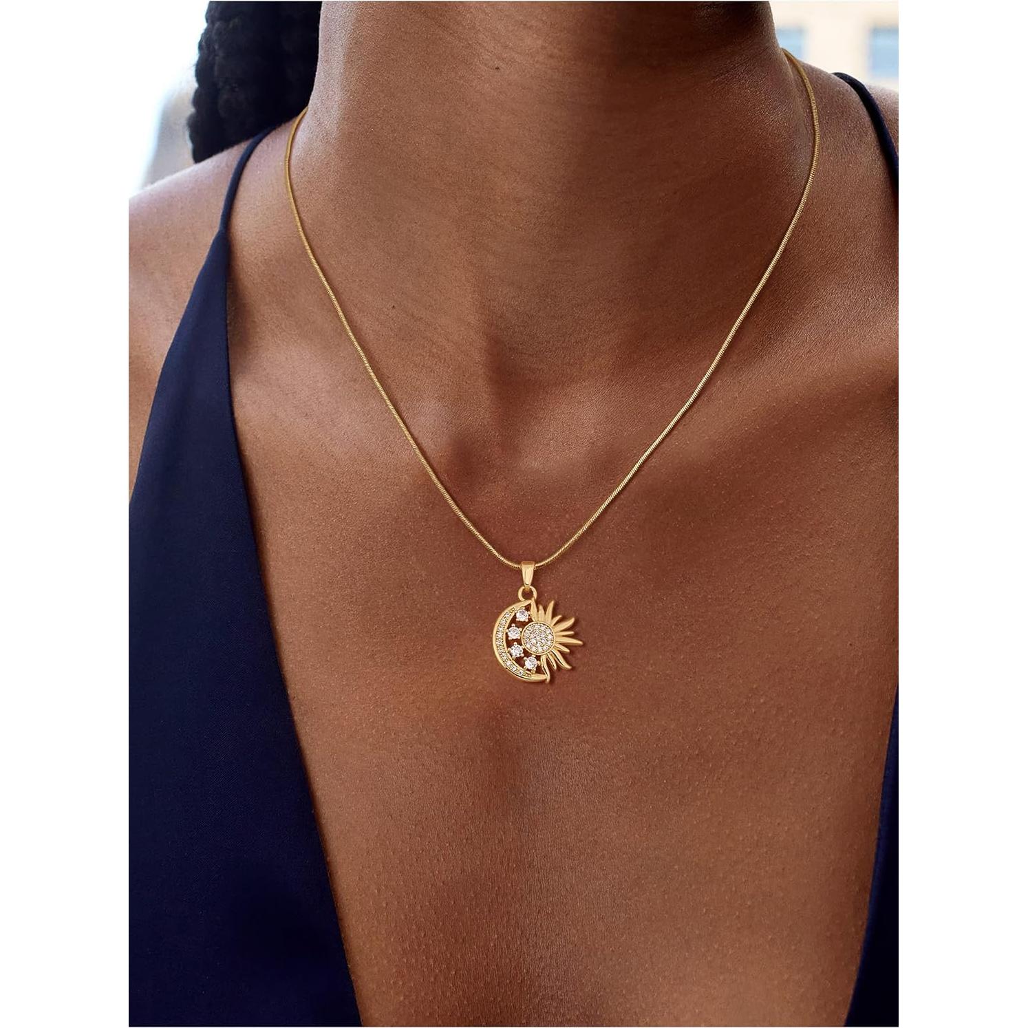 Collar en Capas CHESKY de Oro 14K Hipoalergénico para Mujeres