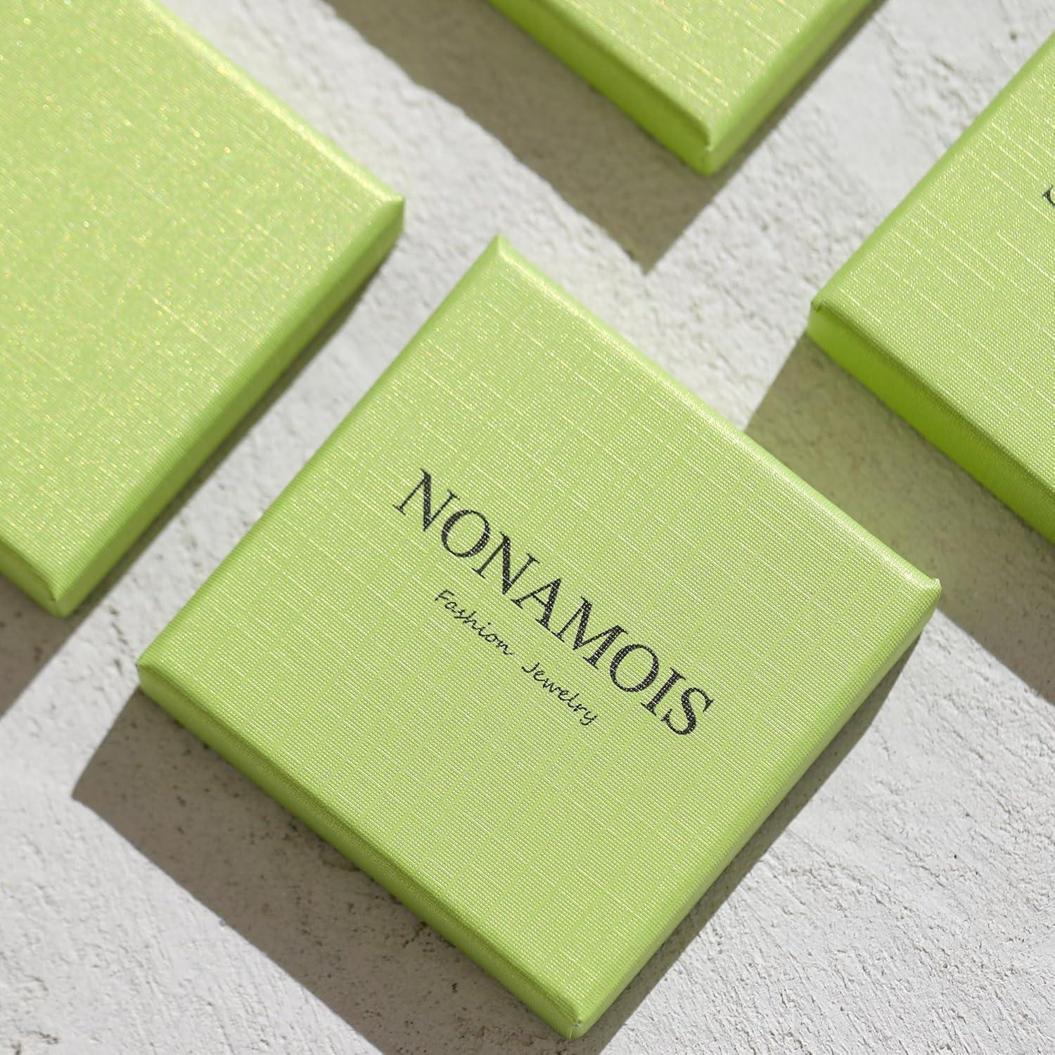 Collar de Cadena de Oro 18K con Cuentas de Turquesa NONAMOIS