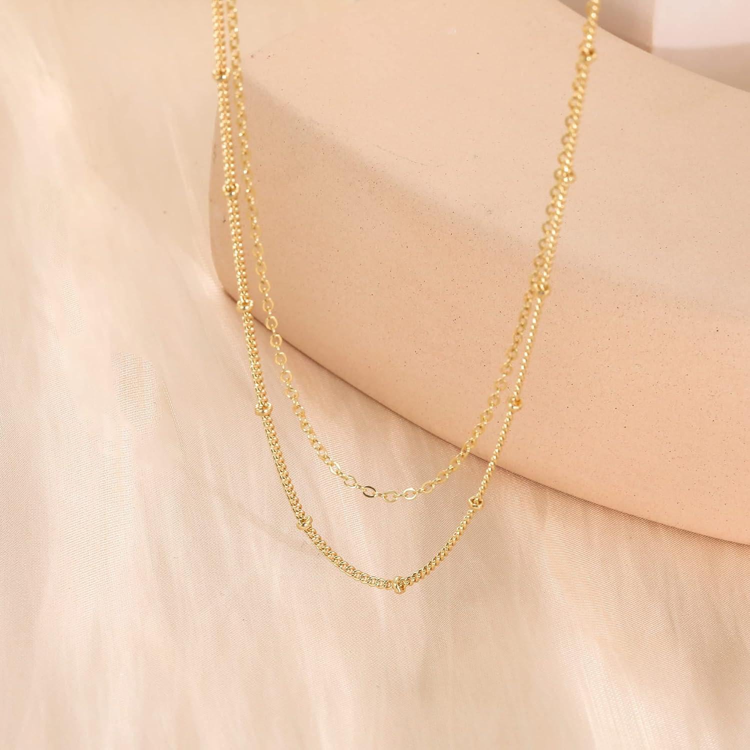 Collar Choker Dainty de Oro CHESKY para Mujeres 14k