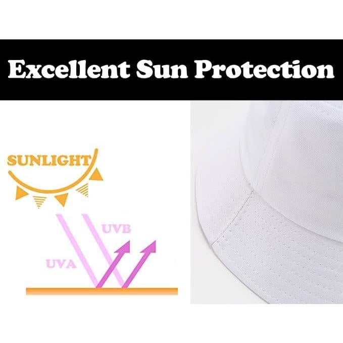 Sombrero de Cubo Plegable Unisex con Protección UV - 3 Colores