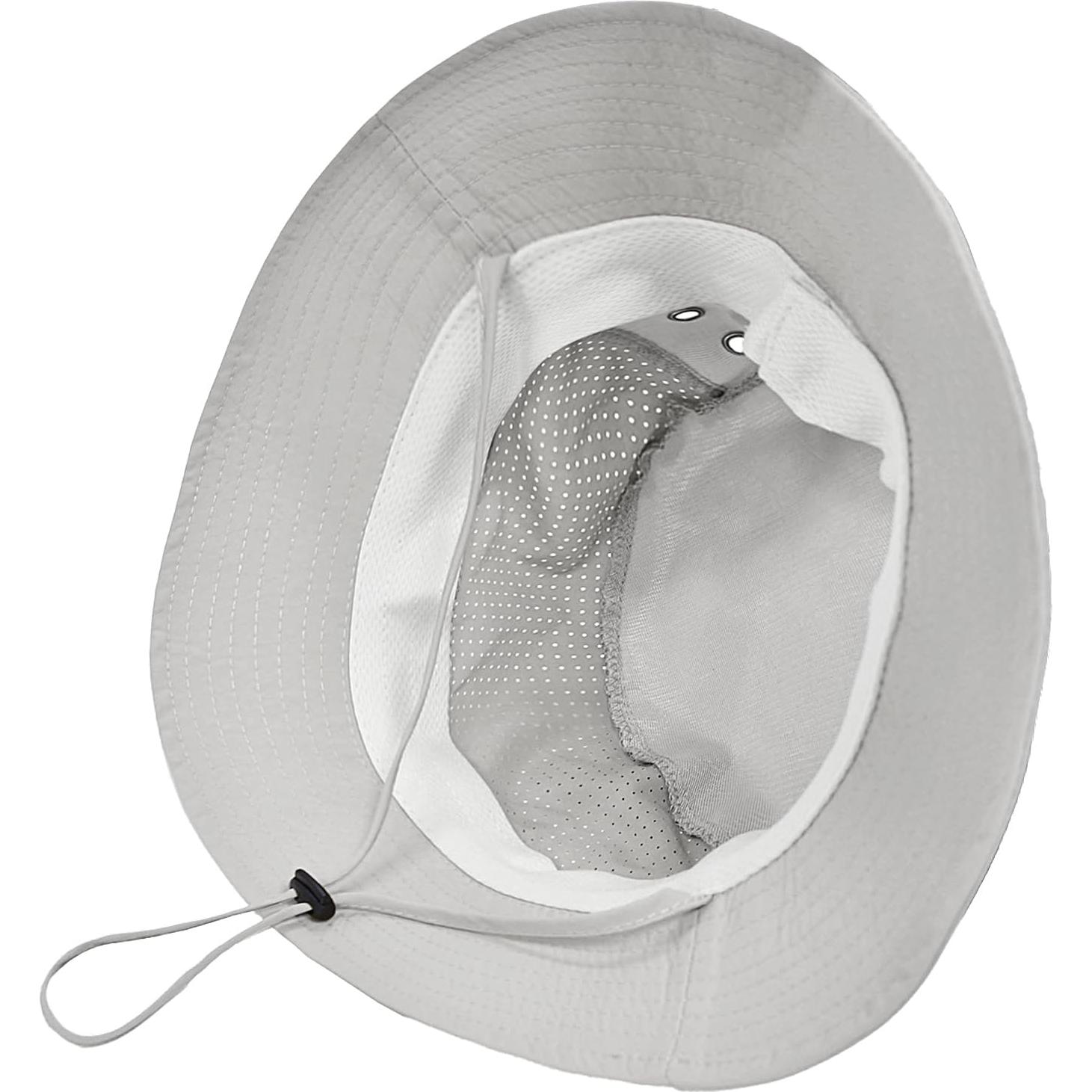 Sombrero de Cubo Ajustable Unisex UPF 50+ Negro