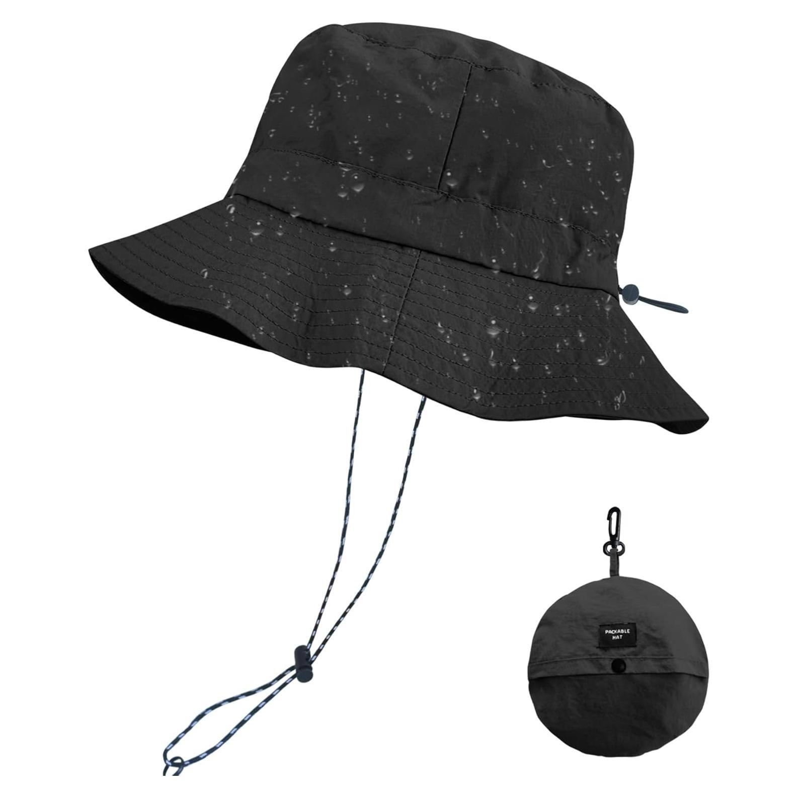 Sombrero de Cubo Impermeable PFFY Unisex Ajustable 58-60cm