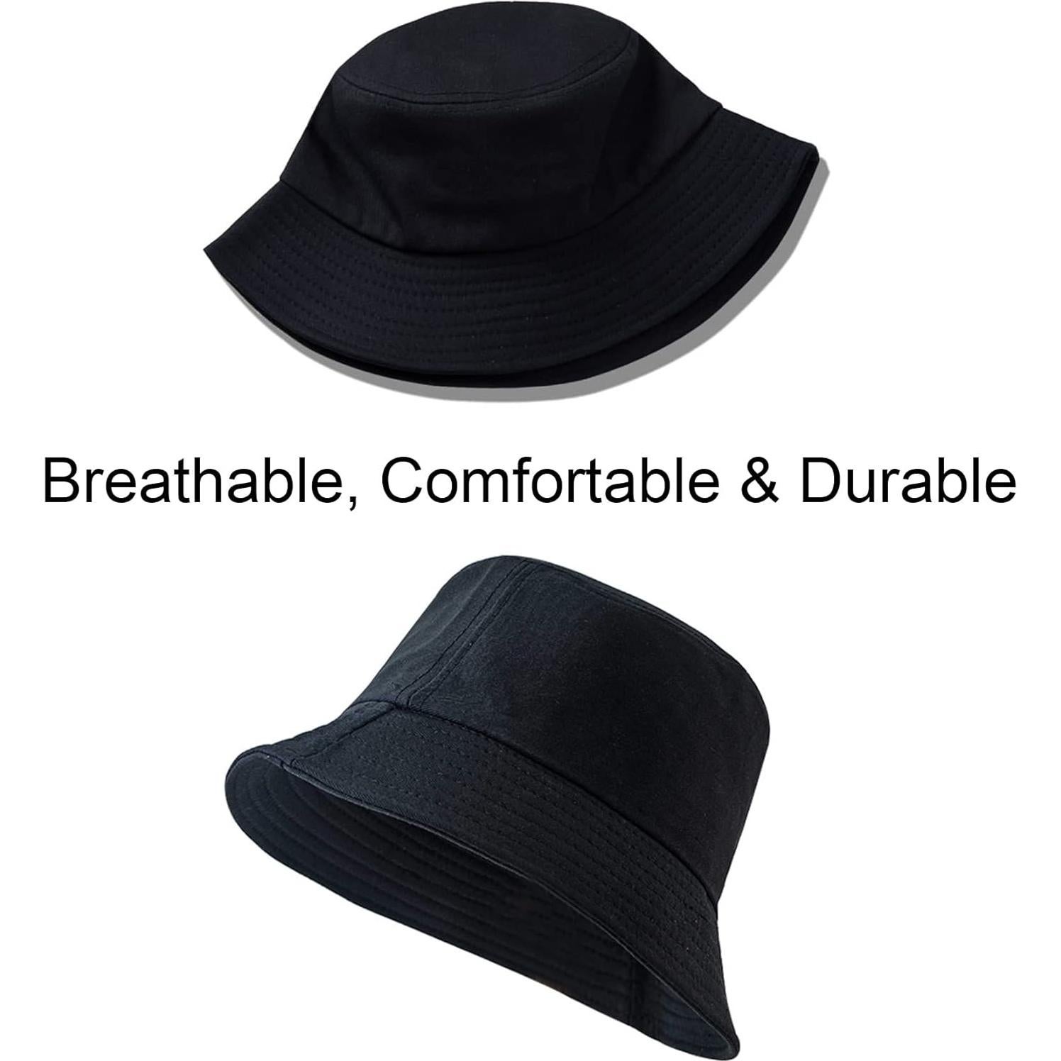 Sombrero de Cubo NPJY Unisex Algodón UPF 50+ Verano Playa