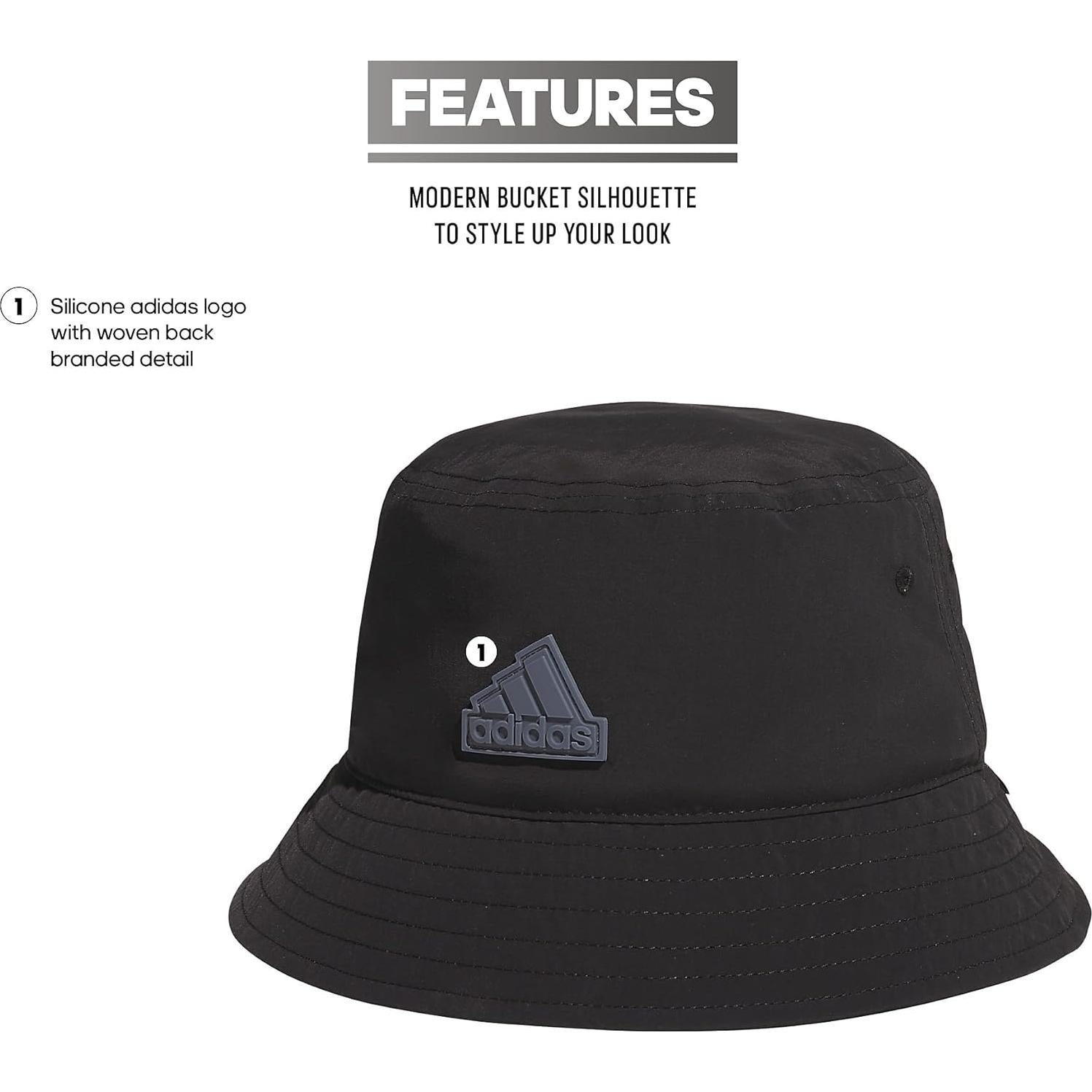 Sombrero de Cubo para Mujer Adidas Talla Única Negro