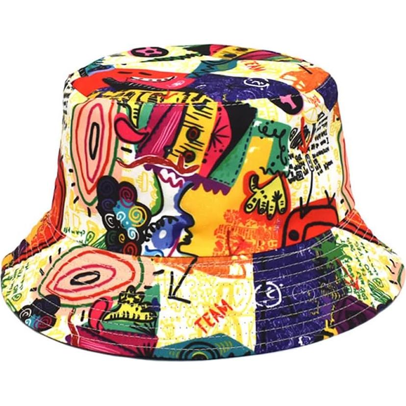 Sombrero de Cubo Reversible Quanhaigou Unisex para Verano