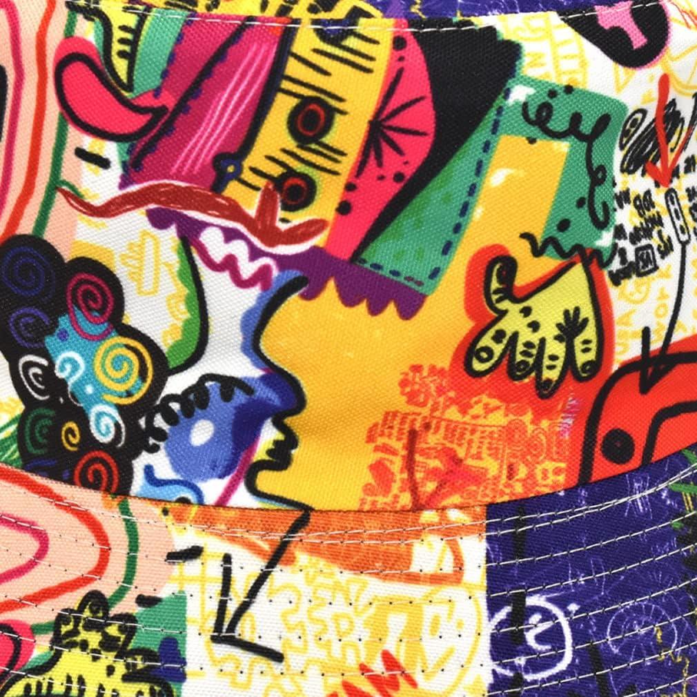 Sombrero de Cubo Reversible Quanhaigou Unisex para Verano