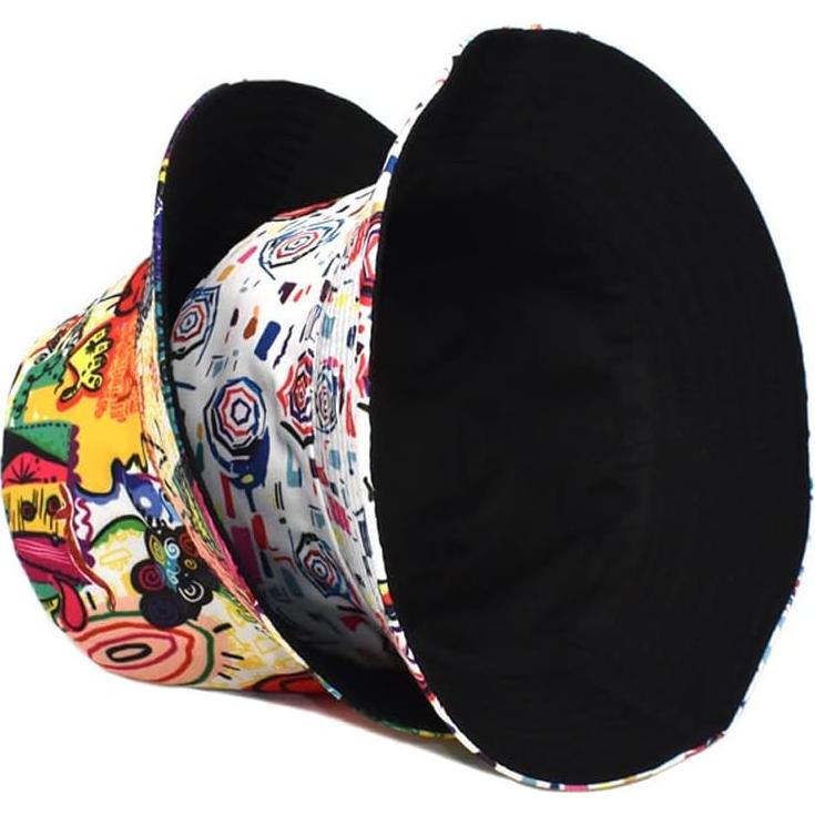 Sombrero de Cubo Reversible Quanhaigou Unisex para Verano