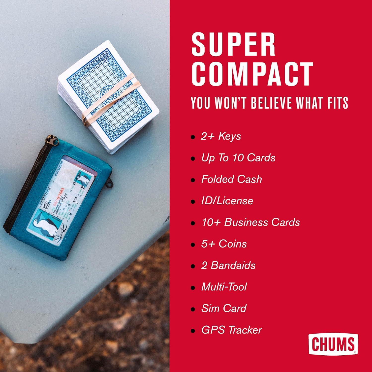 Cartera Surfshorts Chums - Ligera y Compacta con Bloqueo RFID