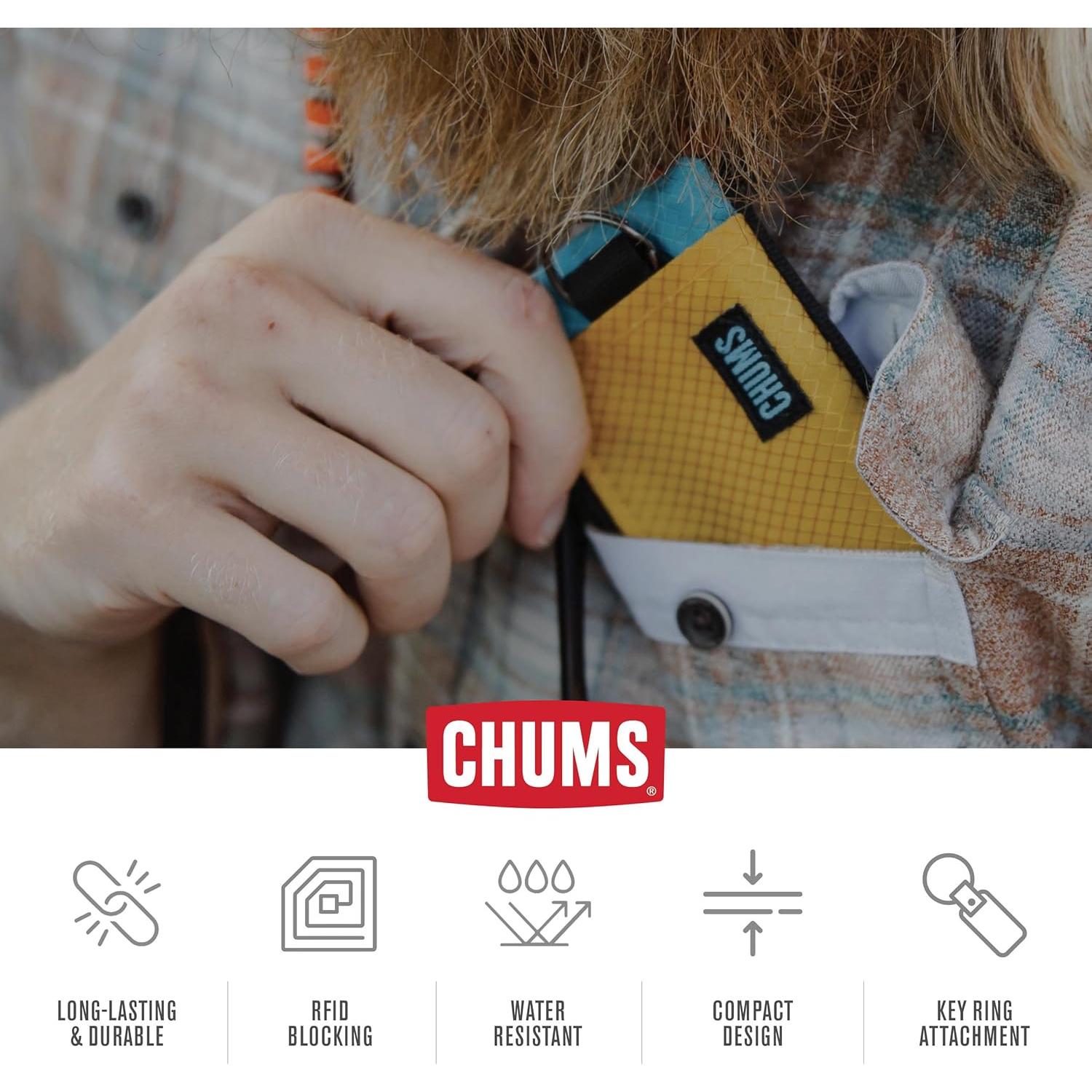 Cartera Surfshorts Chums - Ligera y Compacta con Bloqueo RFID