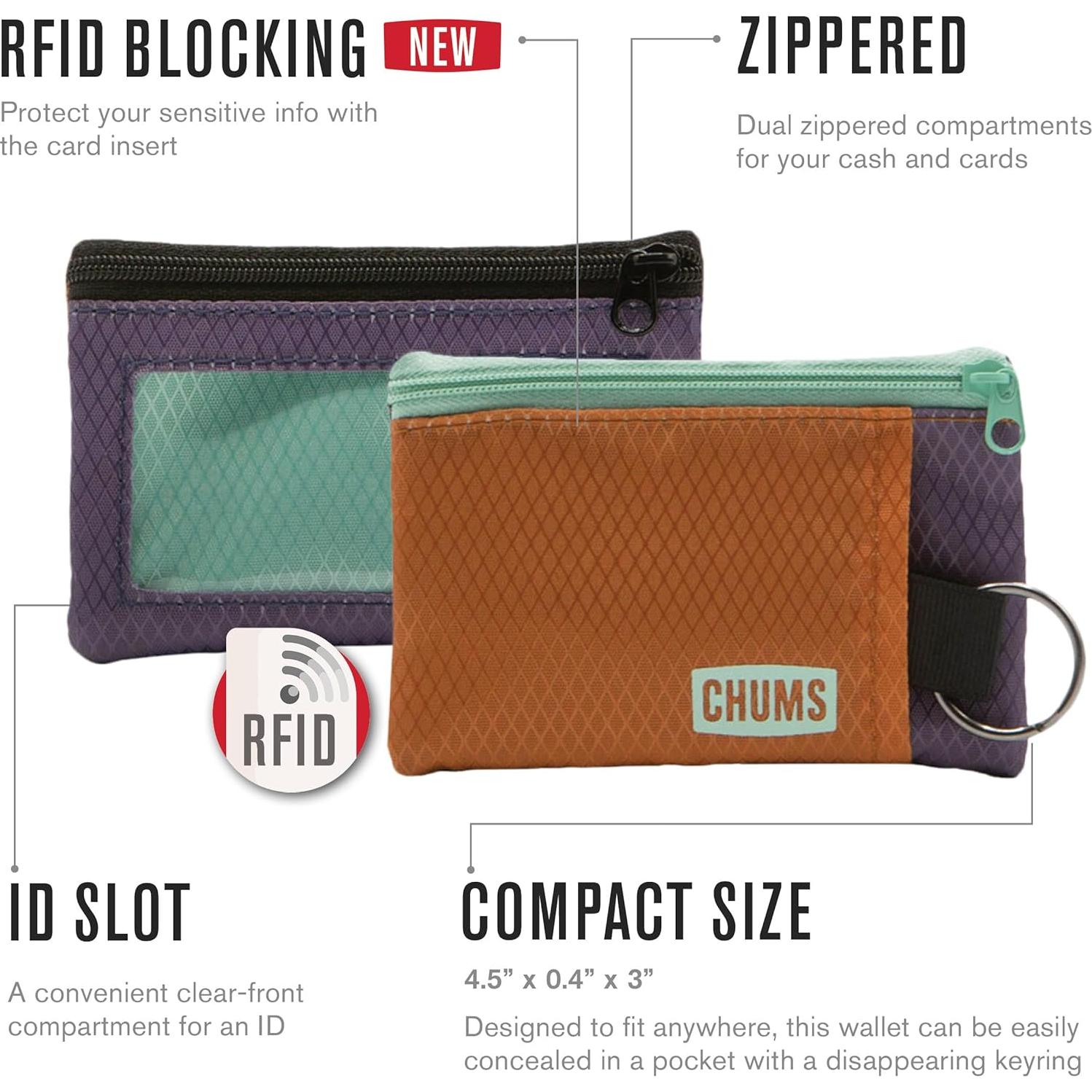Cartera Surfshorts Chums - Ligera y Compacta con Bloqueo RFID