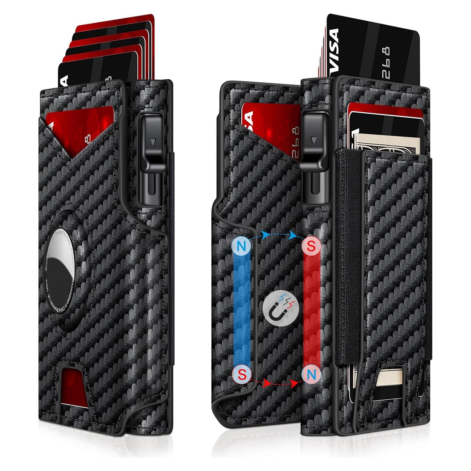 Billetera Slim Minimalista IITRRS para Hombres con Airtag y RFID