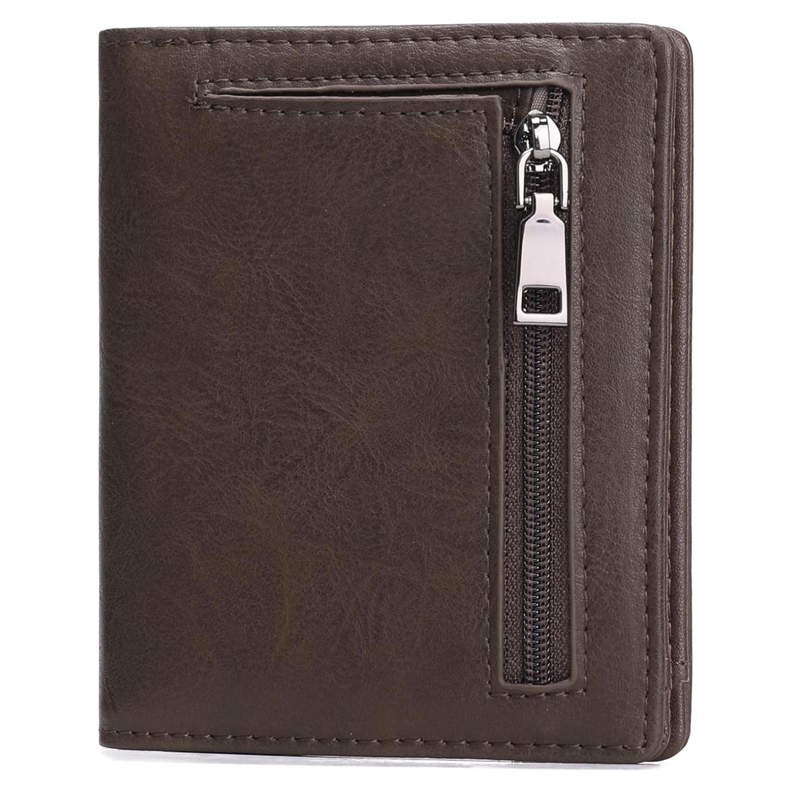 Cartera Slim Bifold GAEKEAO para Hombre con Bloqueo RFID