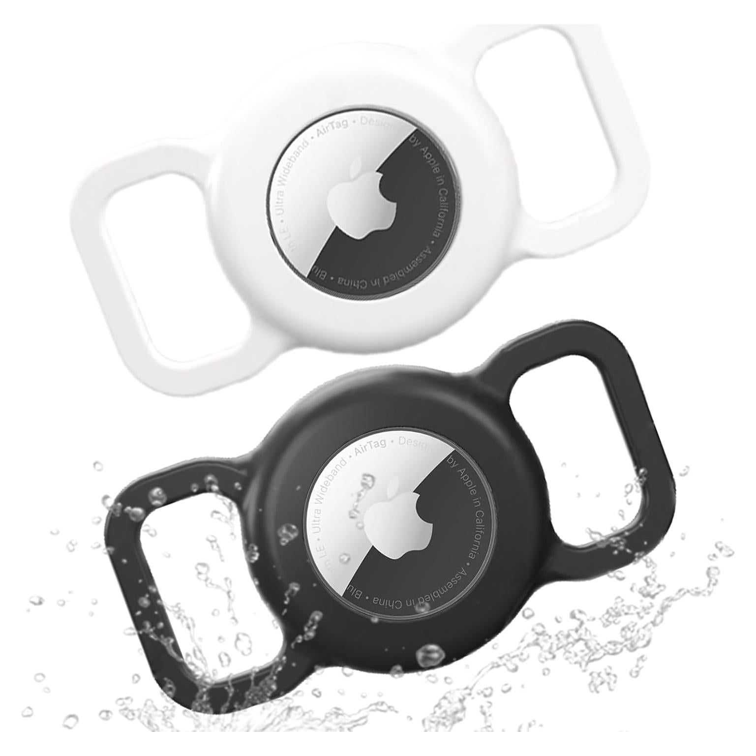 Soporte para Collar de Perro ZYRAPRO AirTag Impermeable 2 Pcs