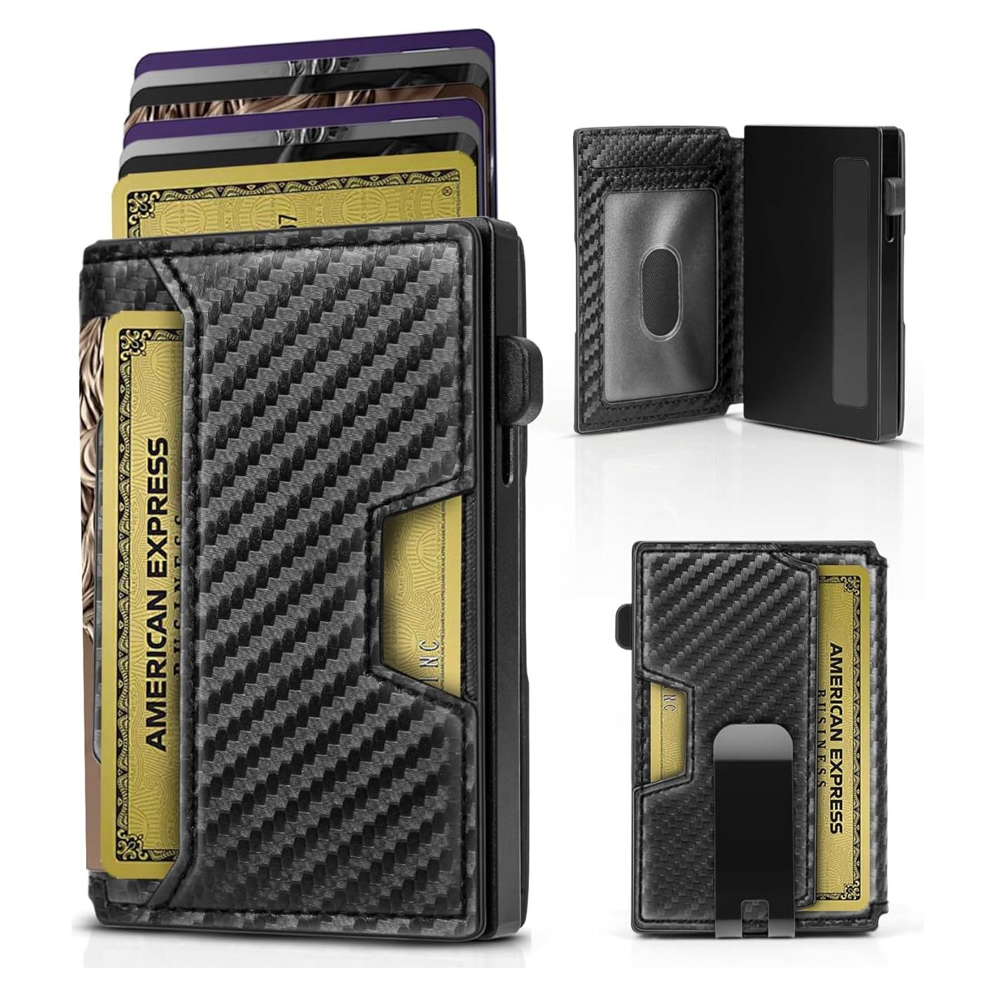 Billetera Minimalista Gliship con Bloqueo RFID y Clip de Dinero