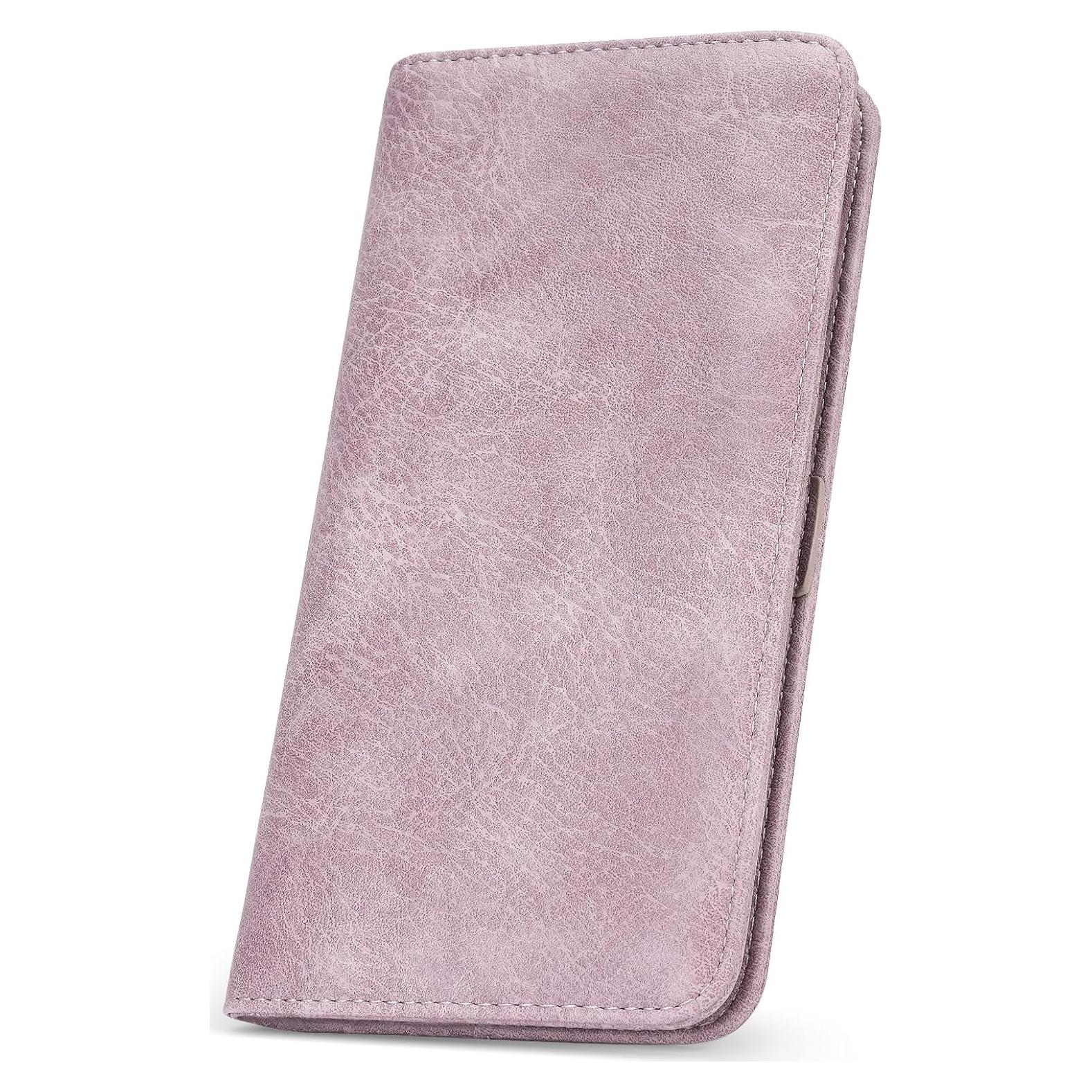 Cartera Bifold MEITRUE para Mujeres con Bloqueo RFID - Púrpura