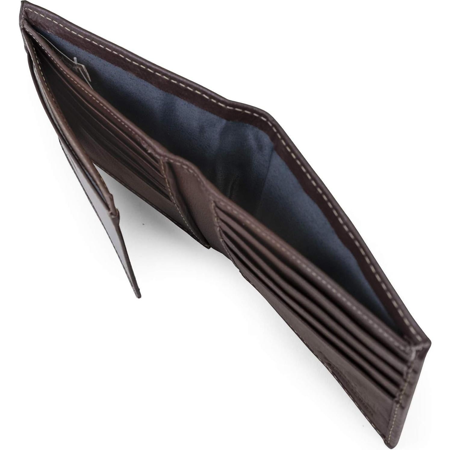 Billetera de Cuero Bifold RFID para Hombre Timberland Marrón