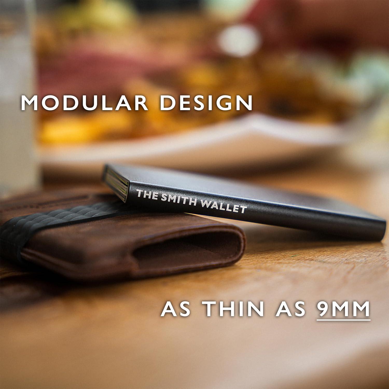 Cartera delgada Hacksmith con bloqueo RFID para hombres - Cognac