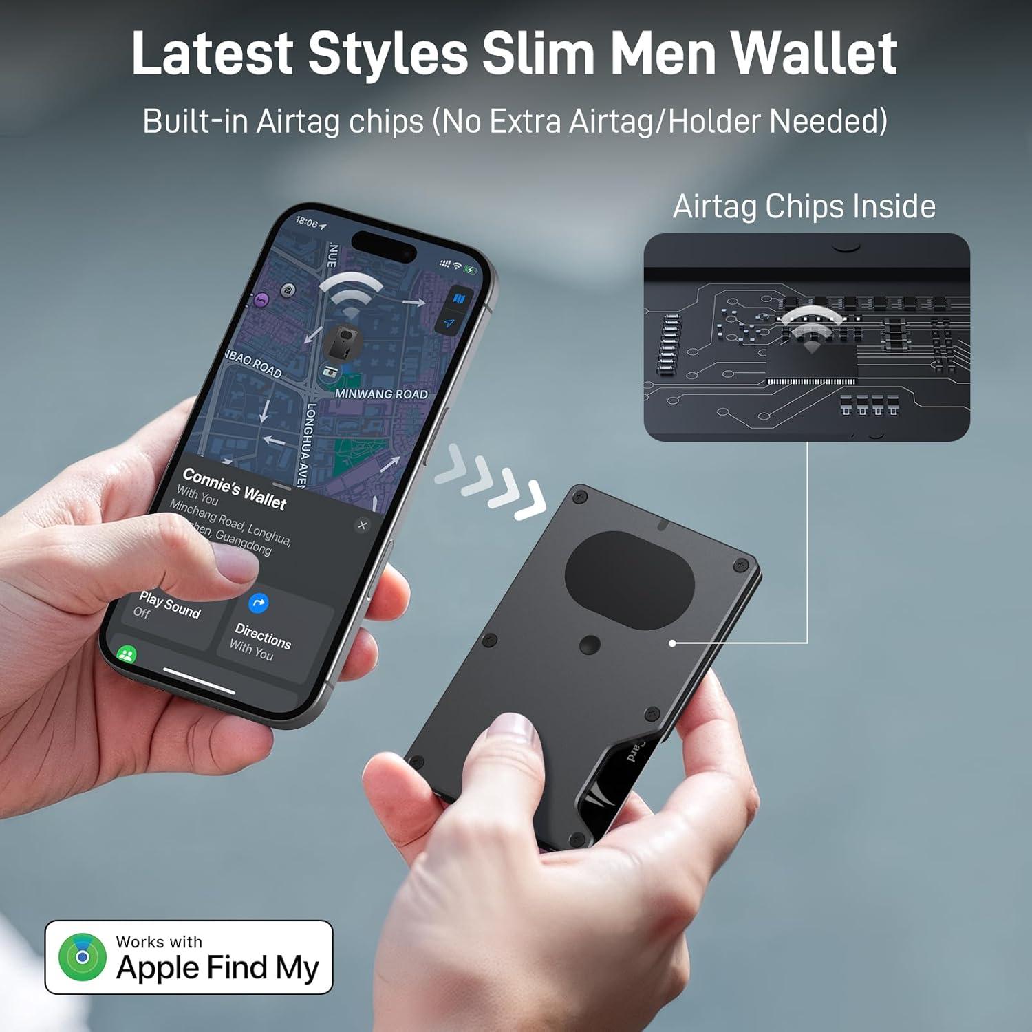 Billetera Inteligente Antirrobo SHENZHEN Air Wallet Pro RFID