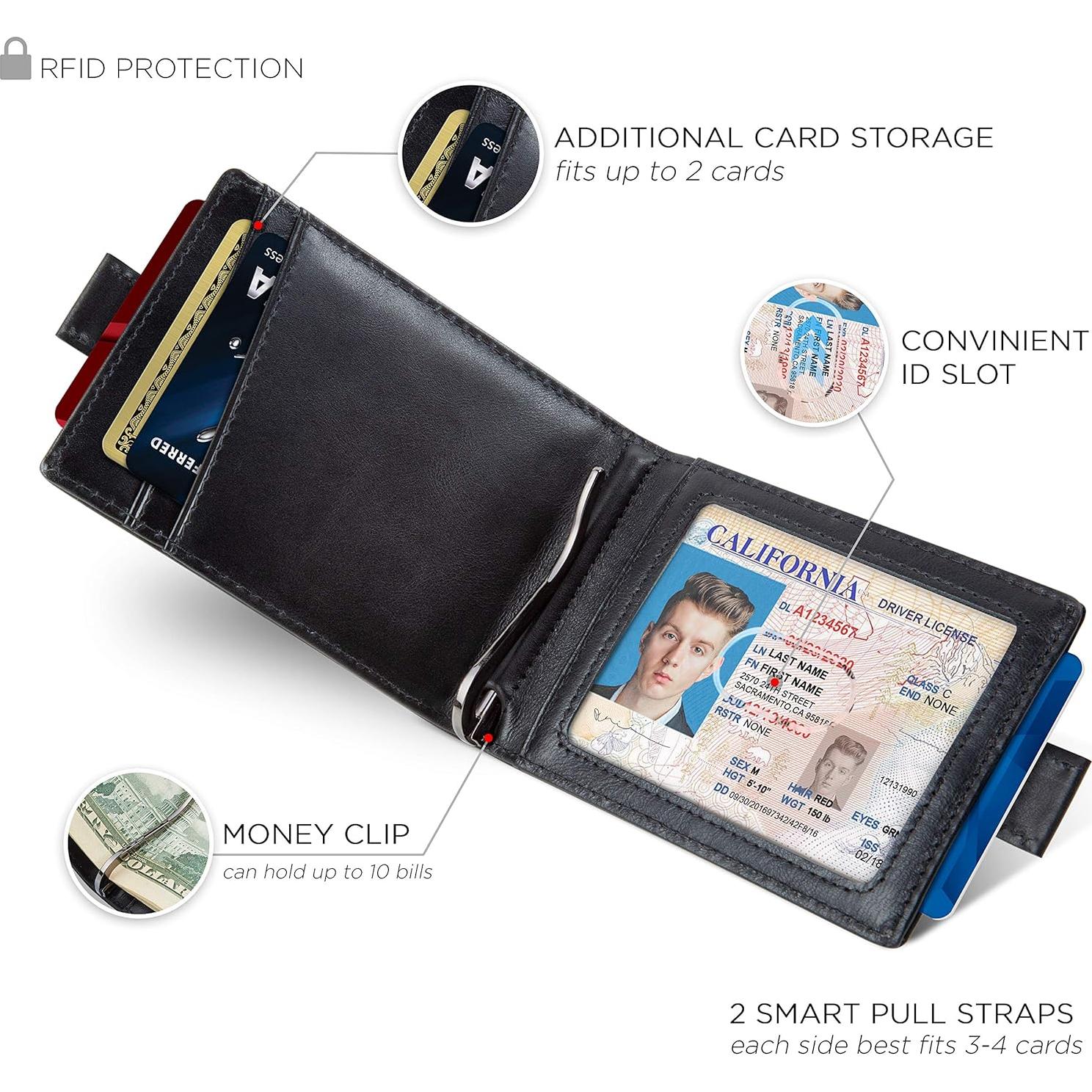 Billetera delgada SERMAN BRANDS Rogue Air con bloqueo RFID