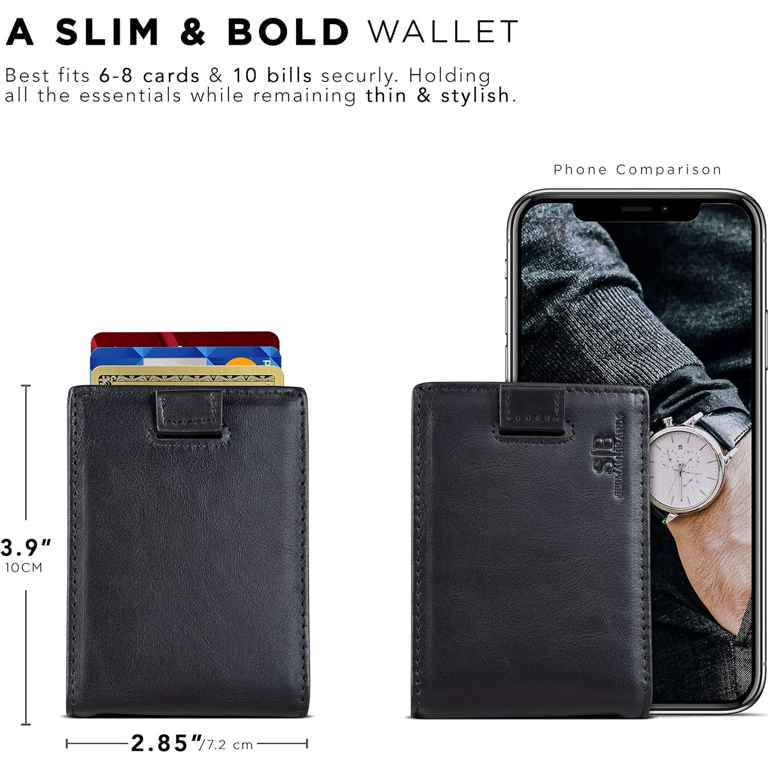 Billetera delgada SERMAN BRANDS Rogue Air con bloqueo RFID