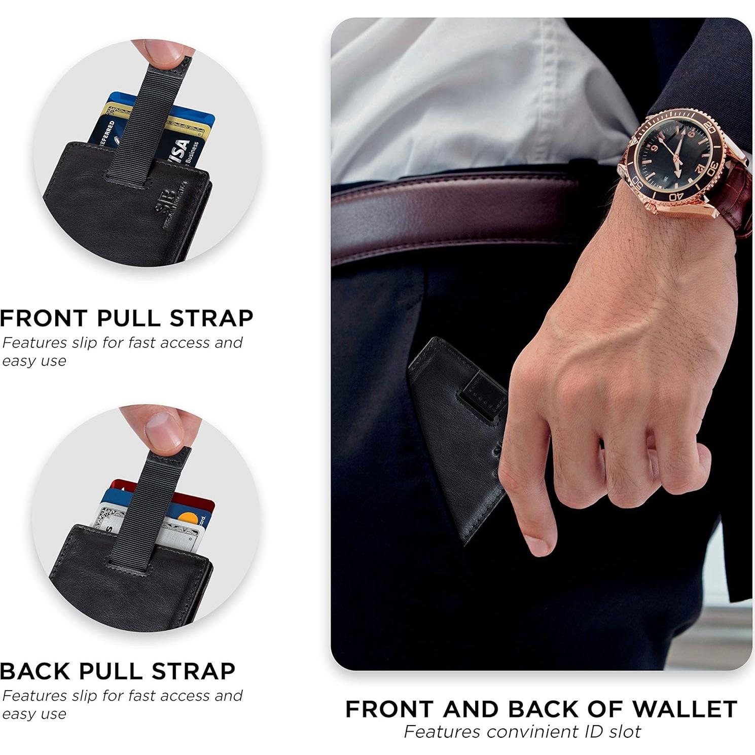 Billetera delgada SERMAN BRANDS Rogue Air con bloqueo RFID