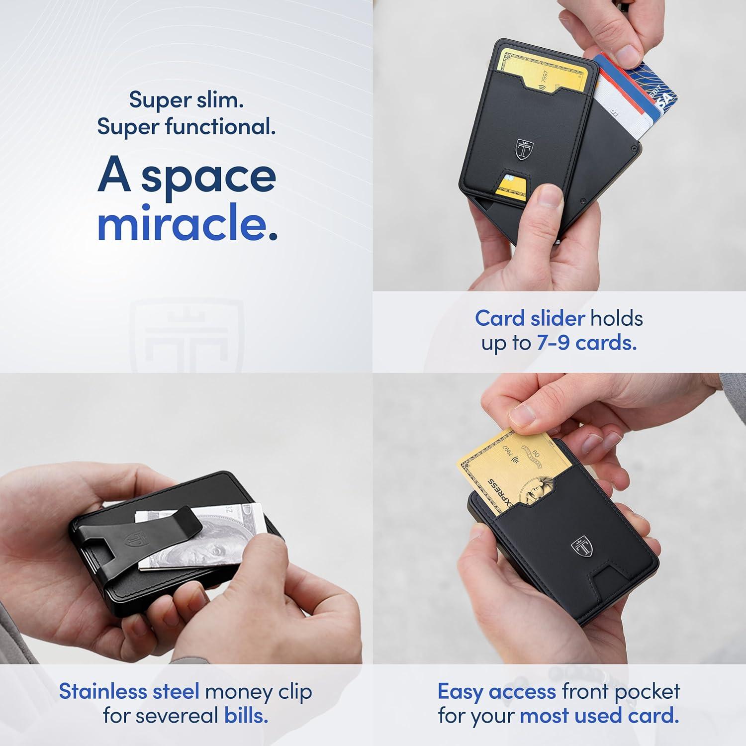 Billetera Slim Travando Swype para Hombres RFID Aluminio