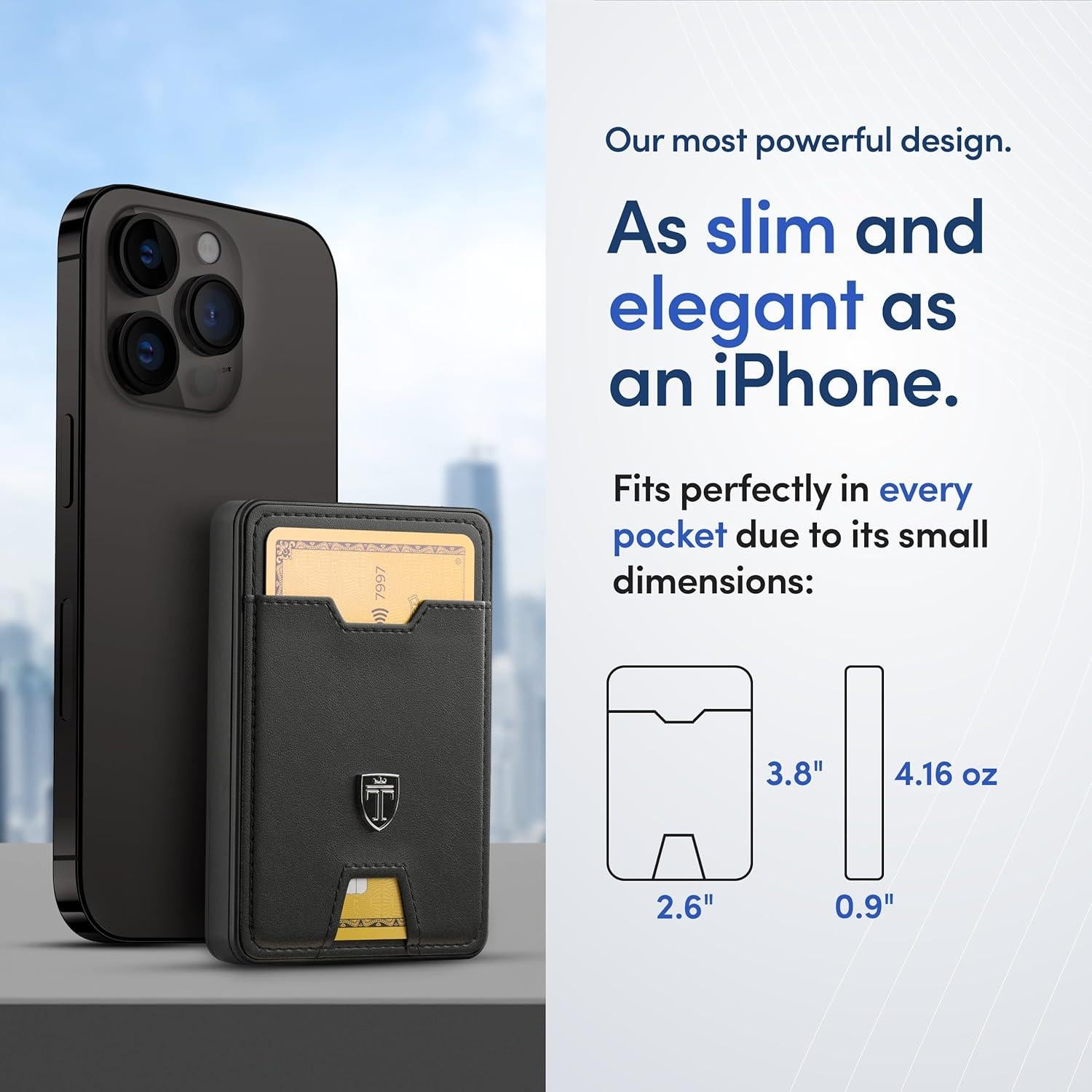 Billetera Slim Travando Swype para Hombres RFID Aluminio