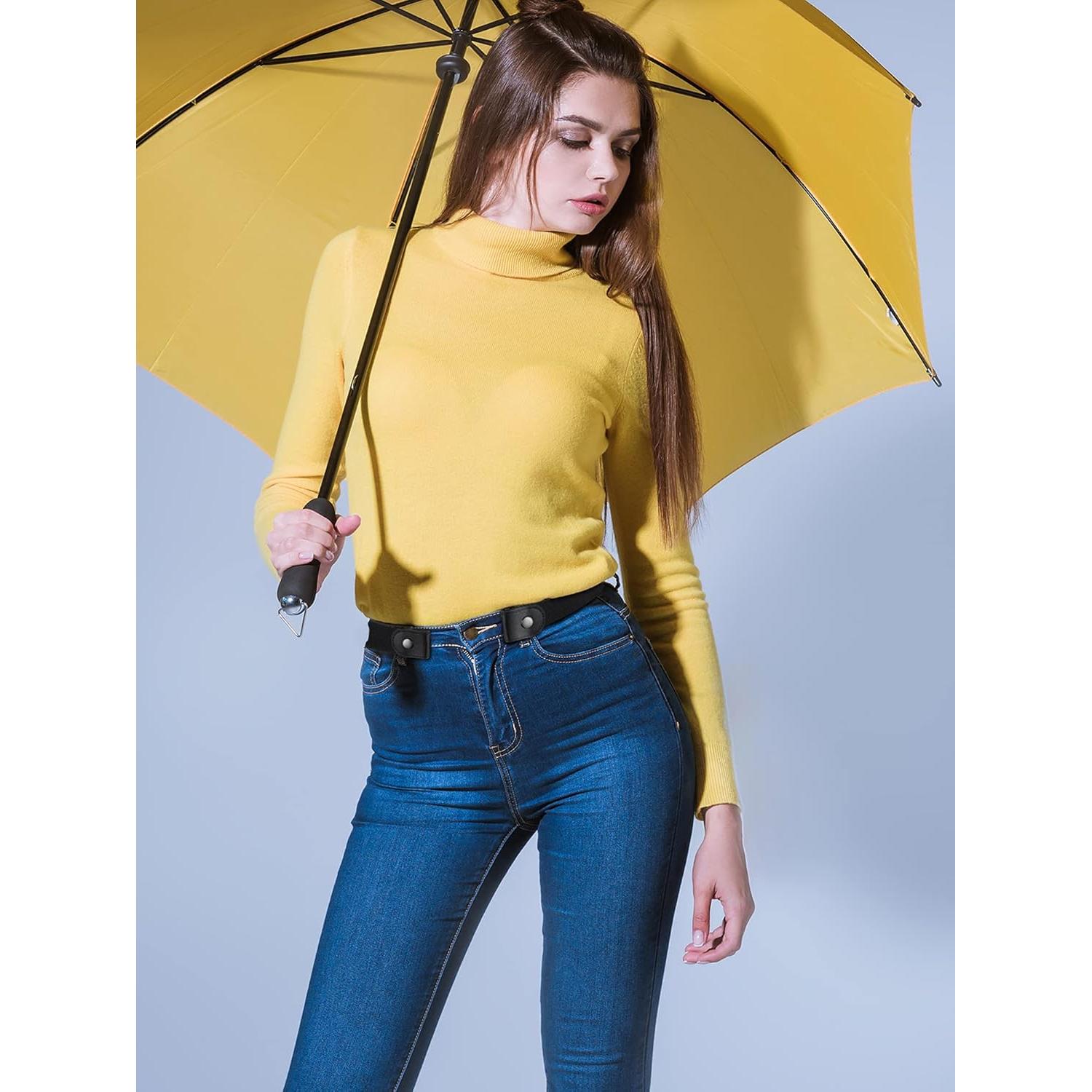 Cinturón Elástico Sin Hebilla Unisex 4 Piezas Ajustable 60-100 cm